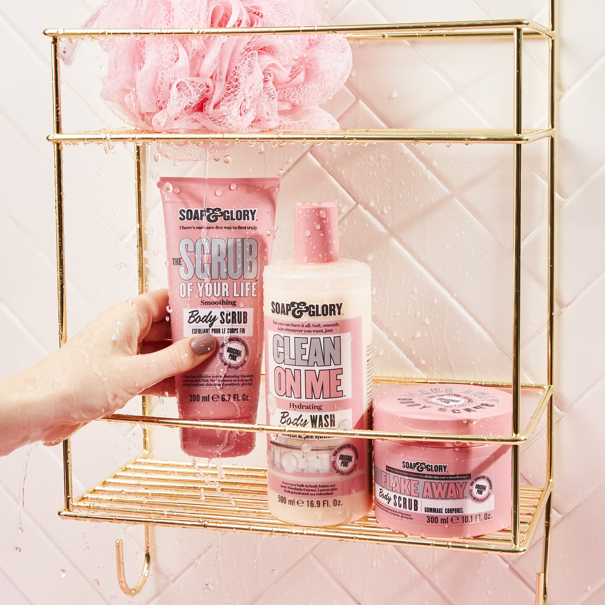 Soap & Glory Original Pink The Scrub of Your Life Body Exfoliator - Soap & Glory Official Product View 5