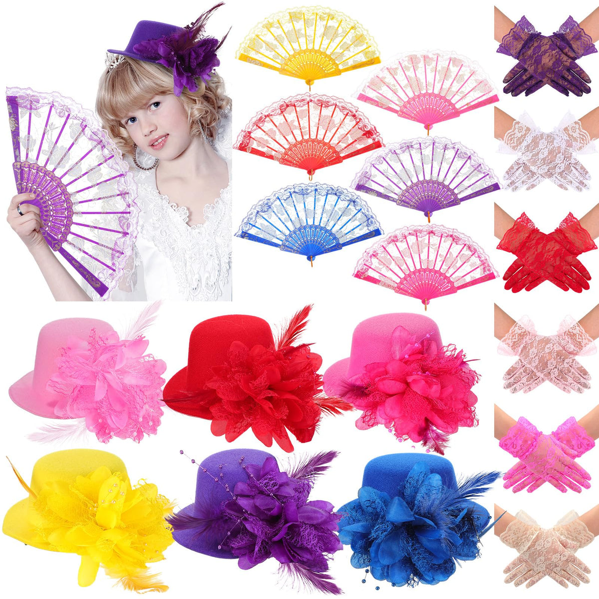 JaGely 18 Pcs Girls Tea Party Supplies Girls Mini Tea Party - JaGely Official Imagery - 2