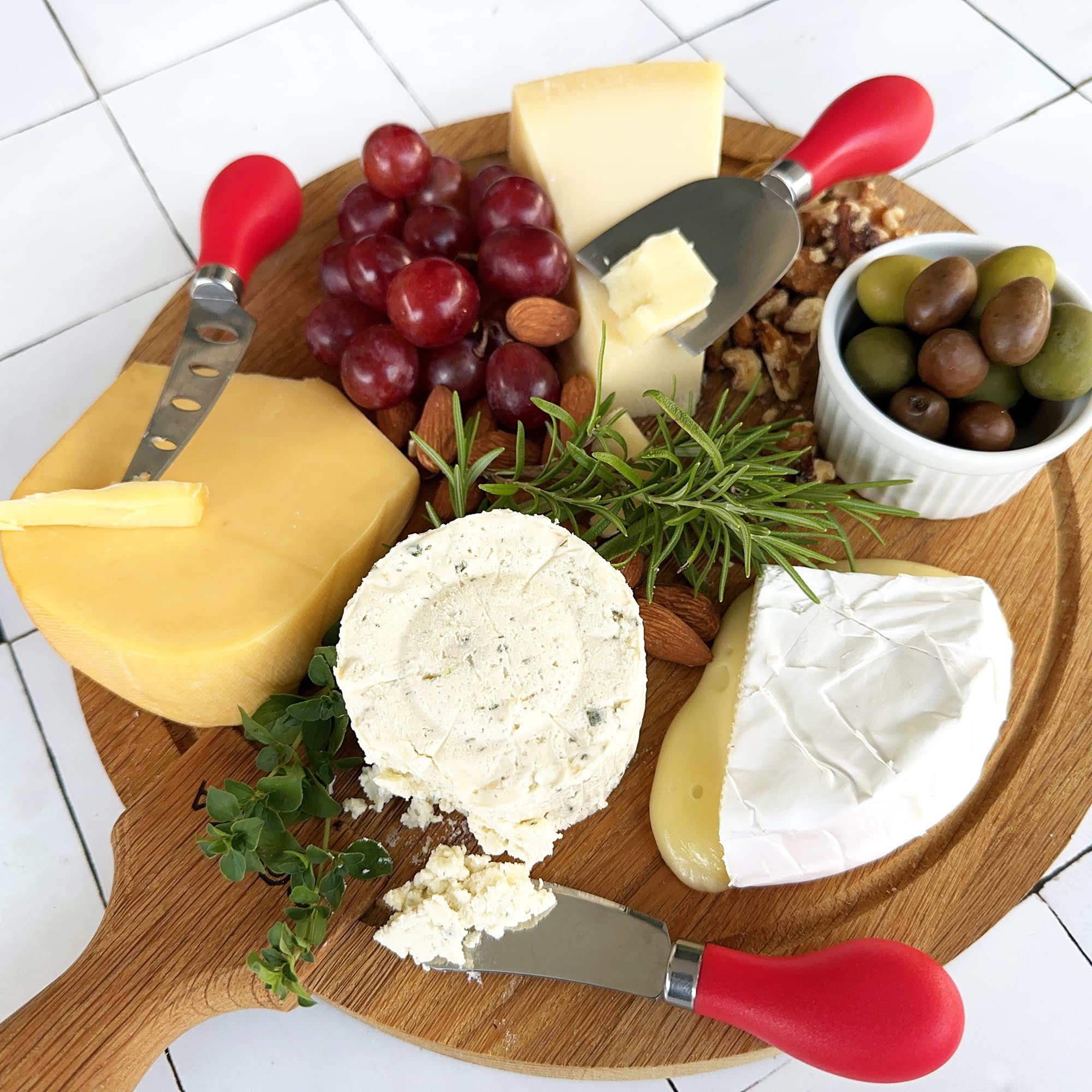R&M Set of 3 Cheese Knives for Every Cheese Lover. Mini Stainless Stee - View 2