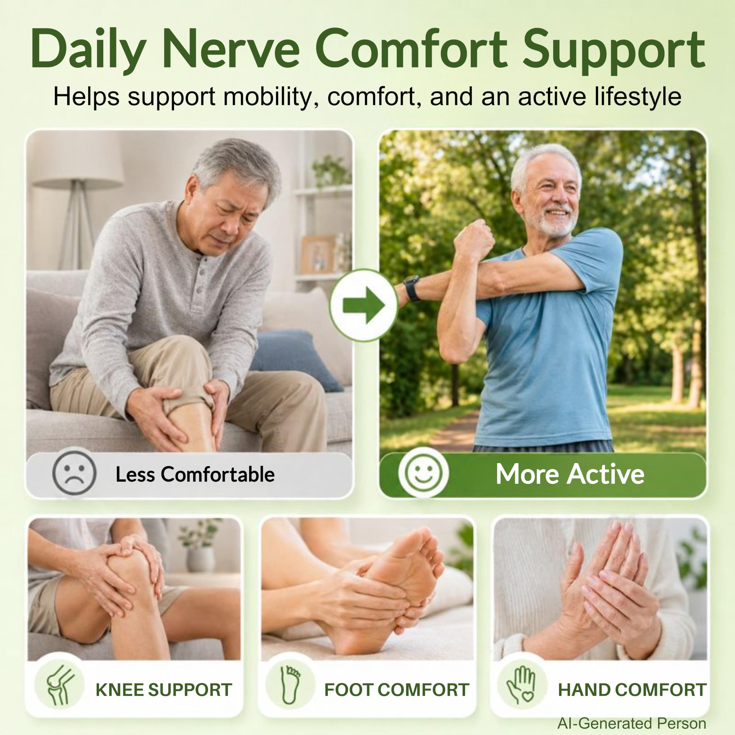 TQSTQS Magnesium Cream – Foot, Hand & Back Relief 4 oz
