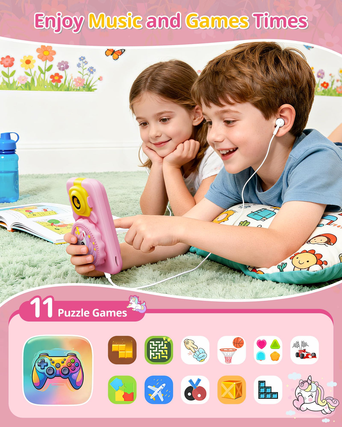 2 in 1 Kids Smart Phone and Microscope Camera for Kid - Gofimyee Official Imagery - 7