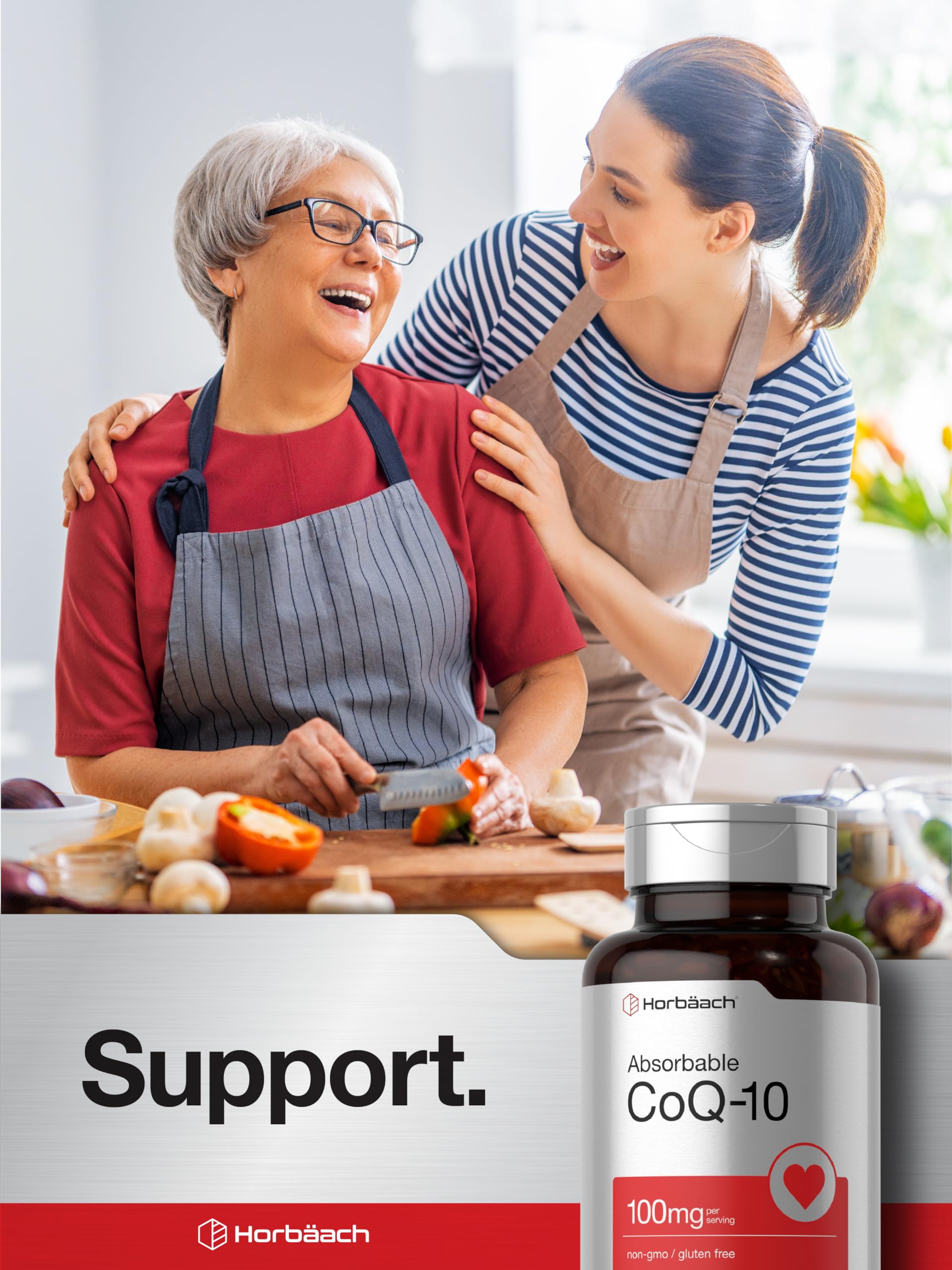 Horbäach CoQ10 100mg Softgels | 120 Count - Horbäach Official Product View 7