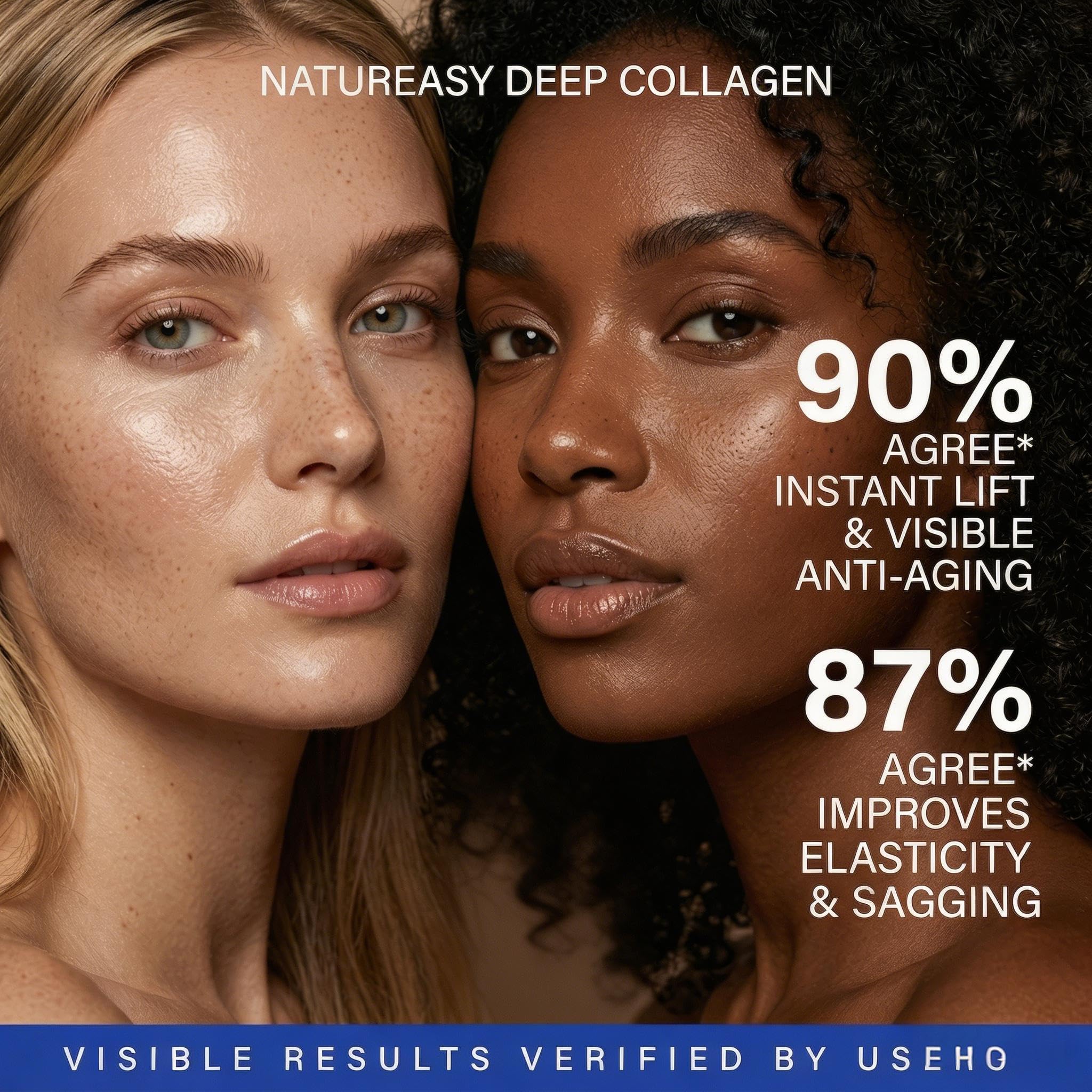 Deep Collagen Silk Peptide Serum - Anti-Aging Facial to Instant Face Lift - Smooth + Blur Fine Lines and Wrinkles,Copper Peptides With Collagen & Multi Peptides All Skin Types - NaturEasy Official Product View 6