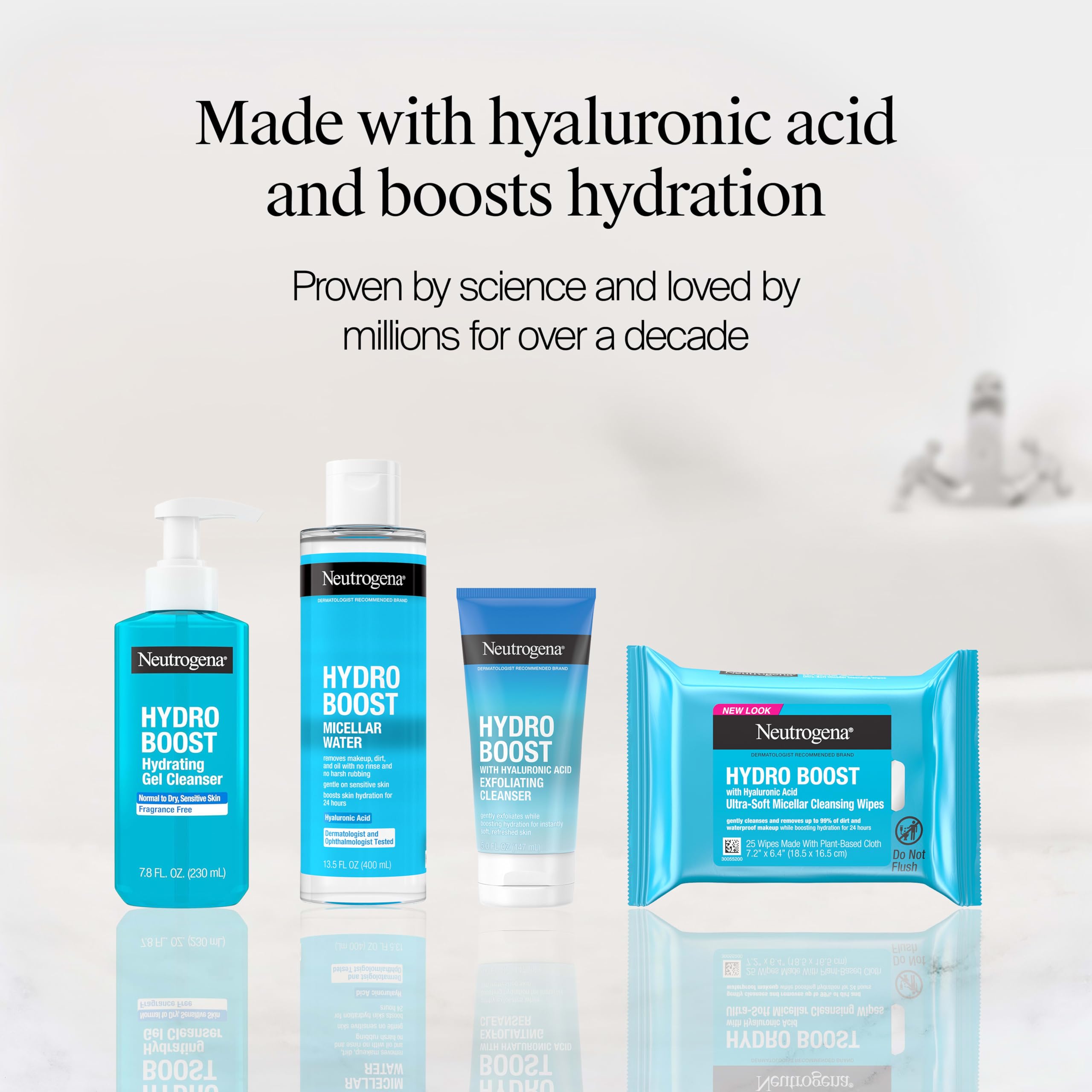 Elefair Tech Neutrogena Hydro Boost Cleansing Wipes Makeup Remover, 25 Ct - Elefair Tech Official Product View 8