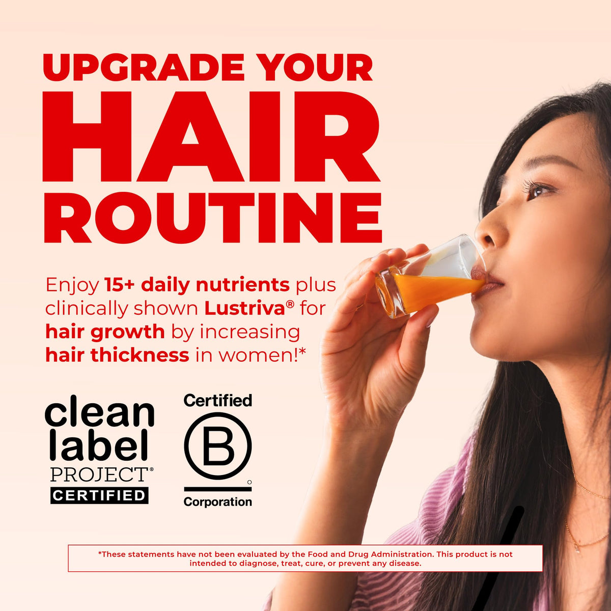 MARYRUTH S Liquid Multivitamin Hair Growth Clinically - MARYRUTH'S Official Product Imagery - 3