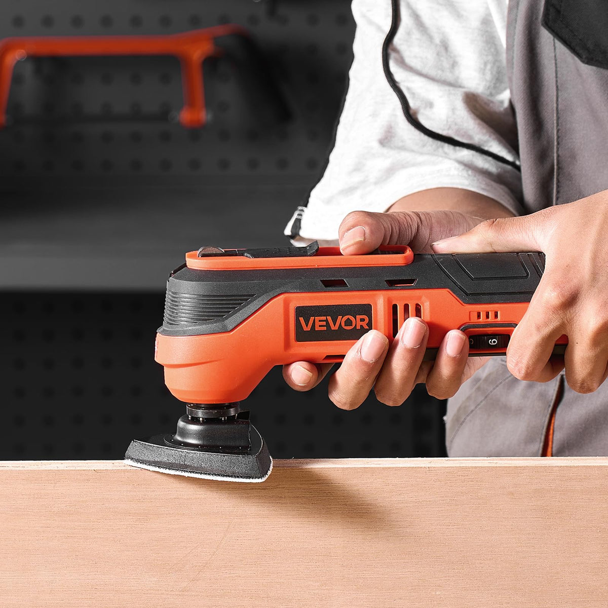VEVOR Cordless Oscillating Tool 12V Multitool Oscillating - VEVOR Official Imagery - 3
