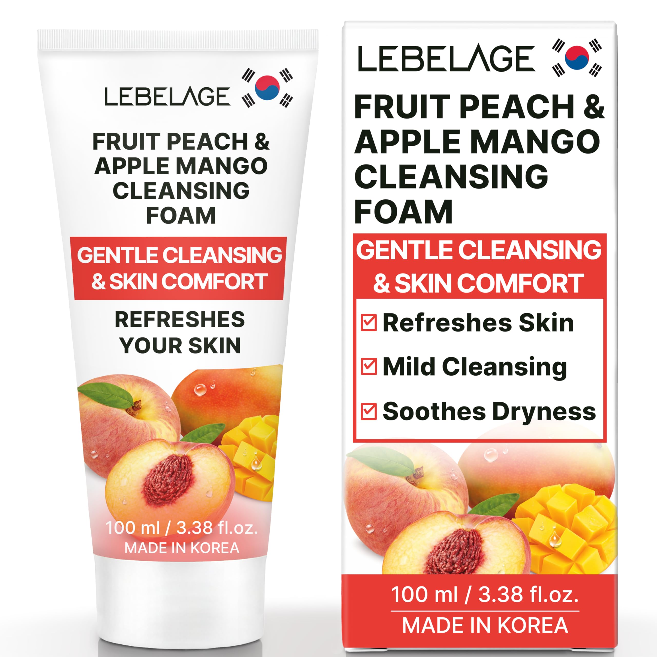 LEBELAGE Korean Snail Facial Cleanser 3.38 oz - LEBELAGE