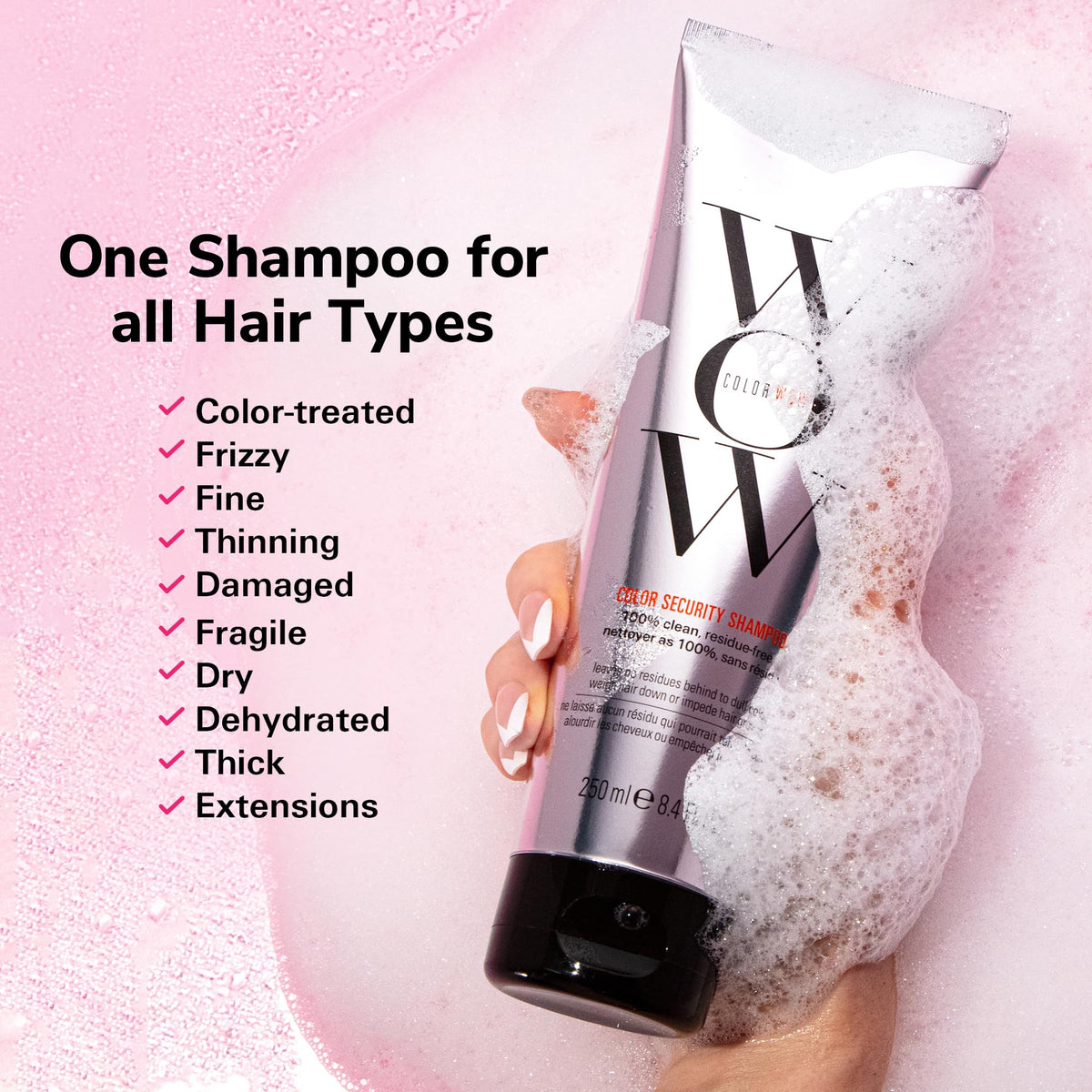 COLOR WOW Dream Clean Duo Color Security Shampoo and - Premium Selection Official Imagery - 4