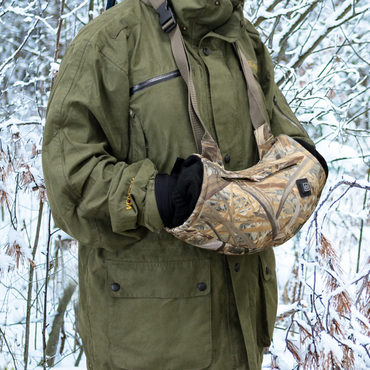 Heated Hand Muff Electric Heating Hand Warmer Pouch Suitable - MDSTOP Official Imagery - 8
