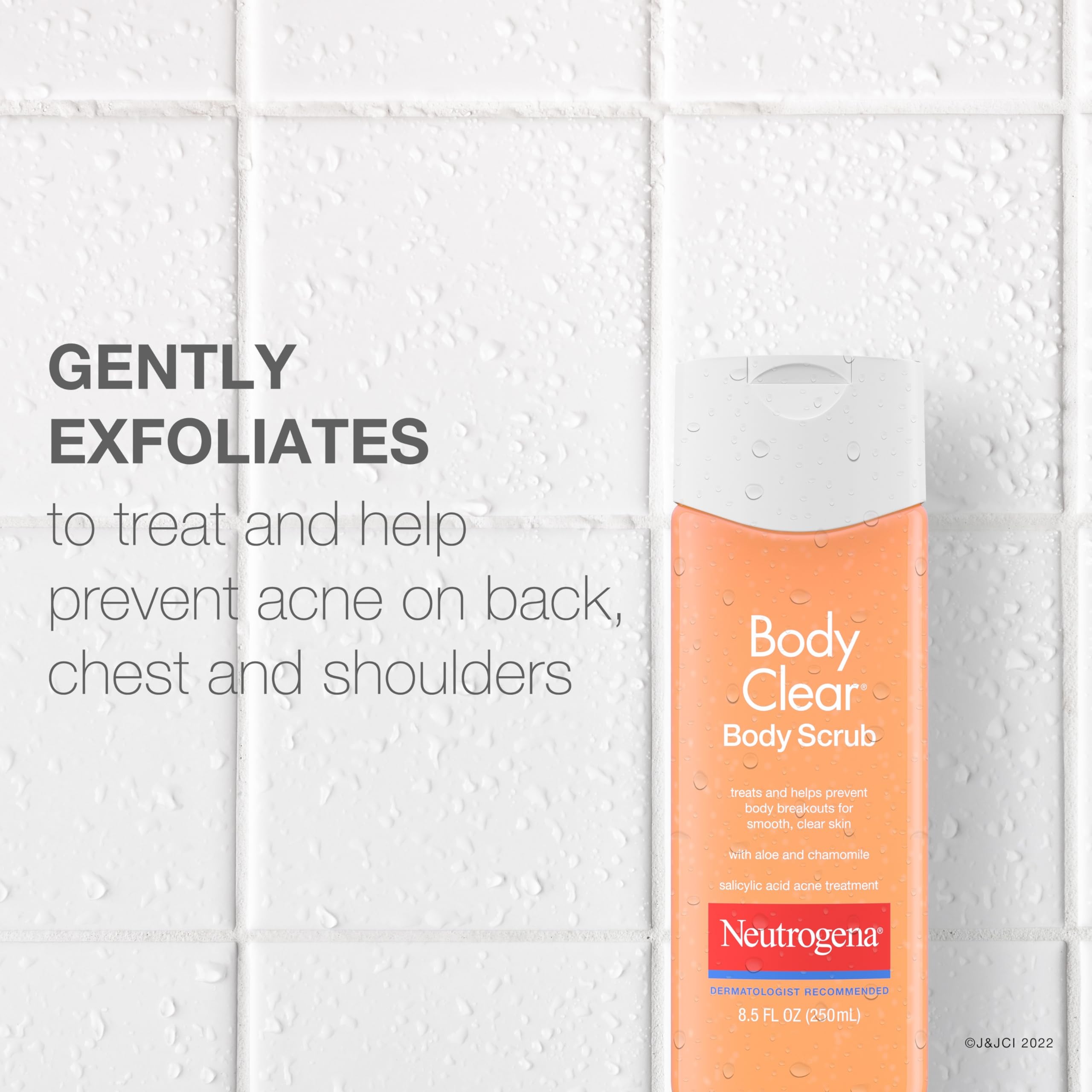 Elefair Tech Neutrogena Body Clear Acne Body Wash & Exfoliating Scrub, 8.5 fl oz - Elefair Tech Official Product View 3