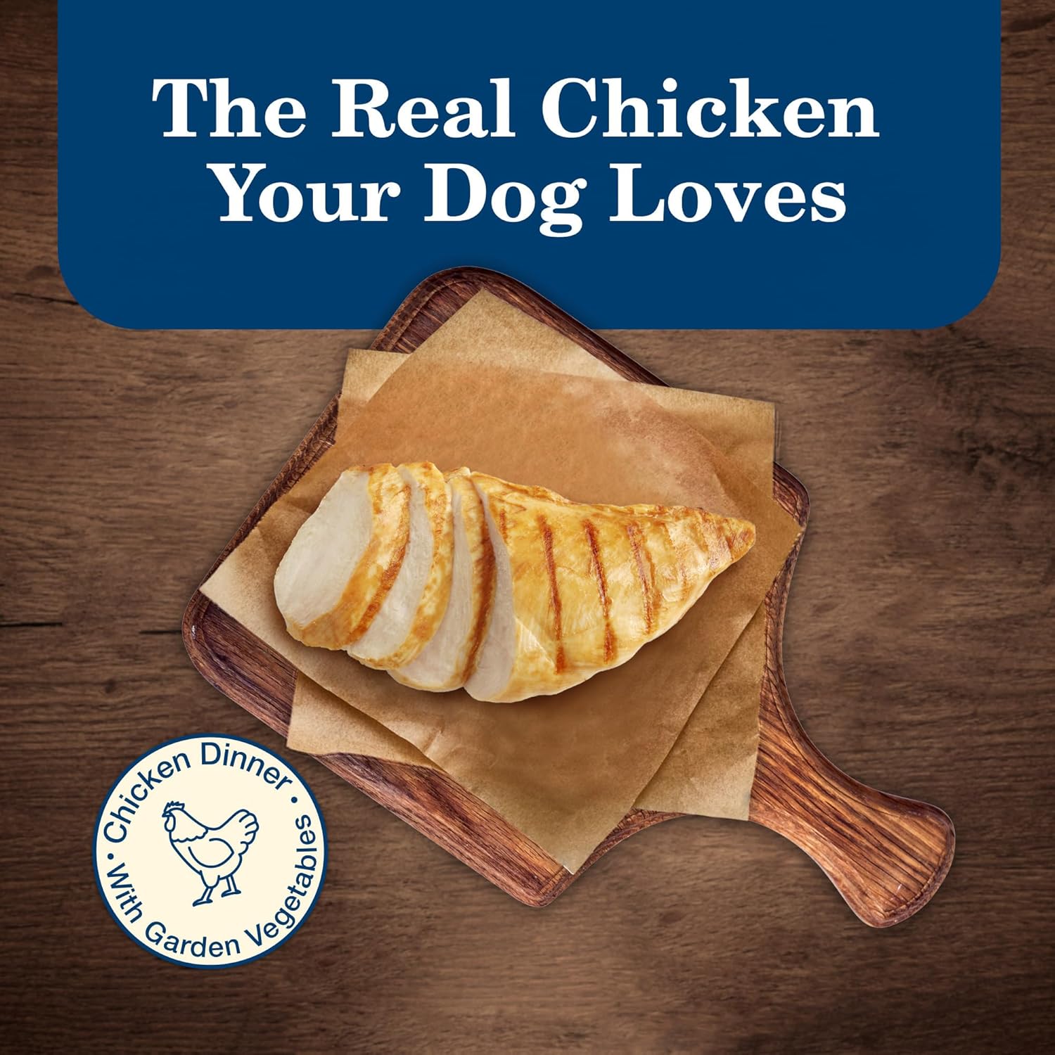 Blue Buffalo small breed adult dog food cans, 5.5 oz, featuring blue and white labeling, arranged in a box.