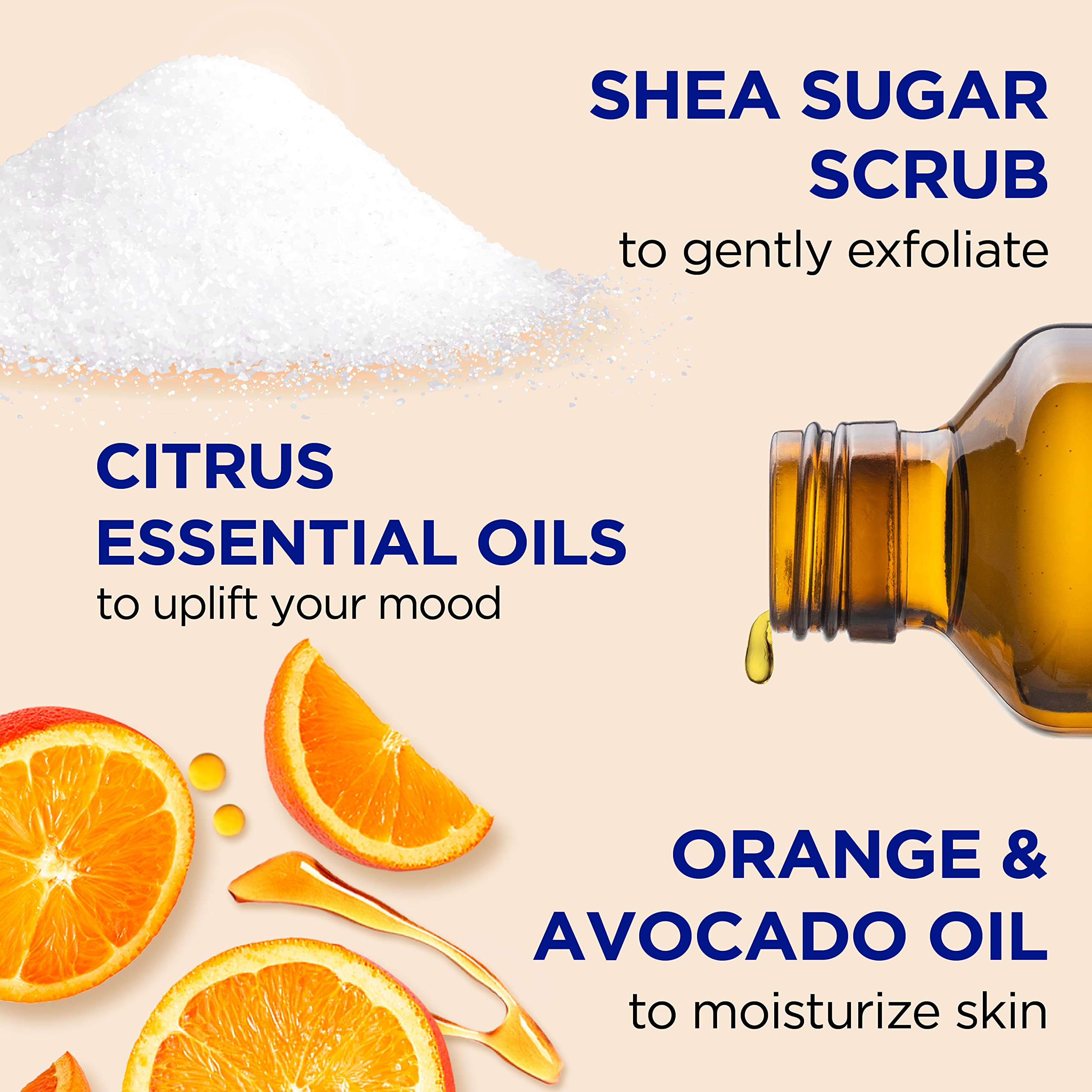 Dr Teal's Shea Sugar Body Scrub, Citrus with Essential Oils & Vitamin C - Dr Teal's Official Product View 5