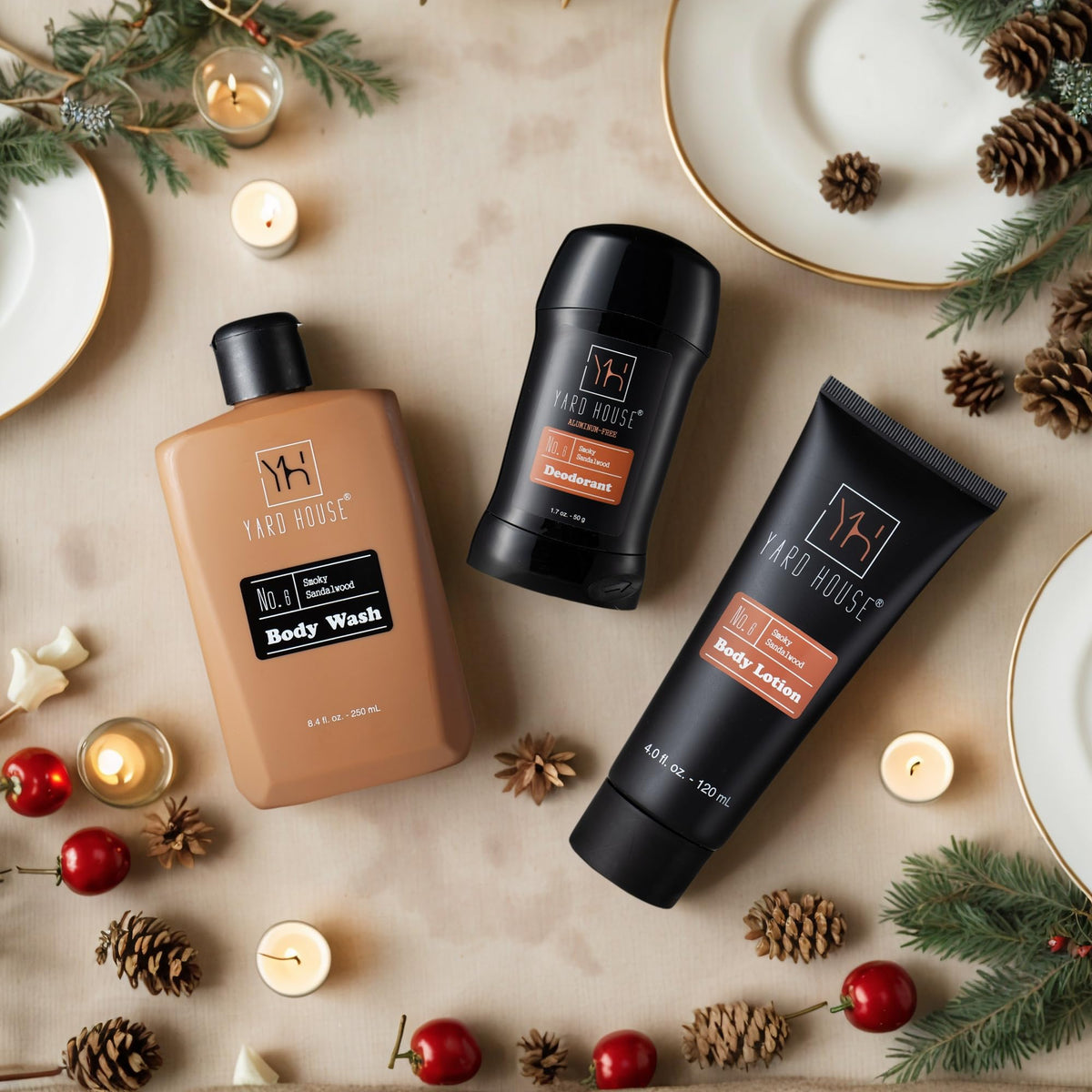 Men s Bath Gift Set Smoky Sandalwood - Yard House Official Imagery - 3