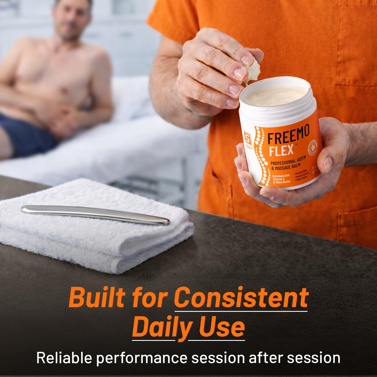 Freemo Flex Massage Cream for IASTM Massage Therapy Physical - Solpri Official Imagery - 7