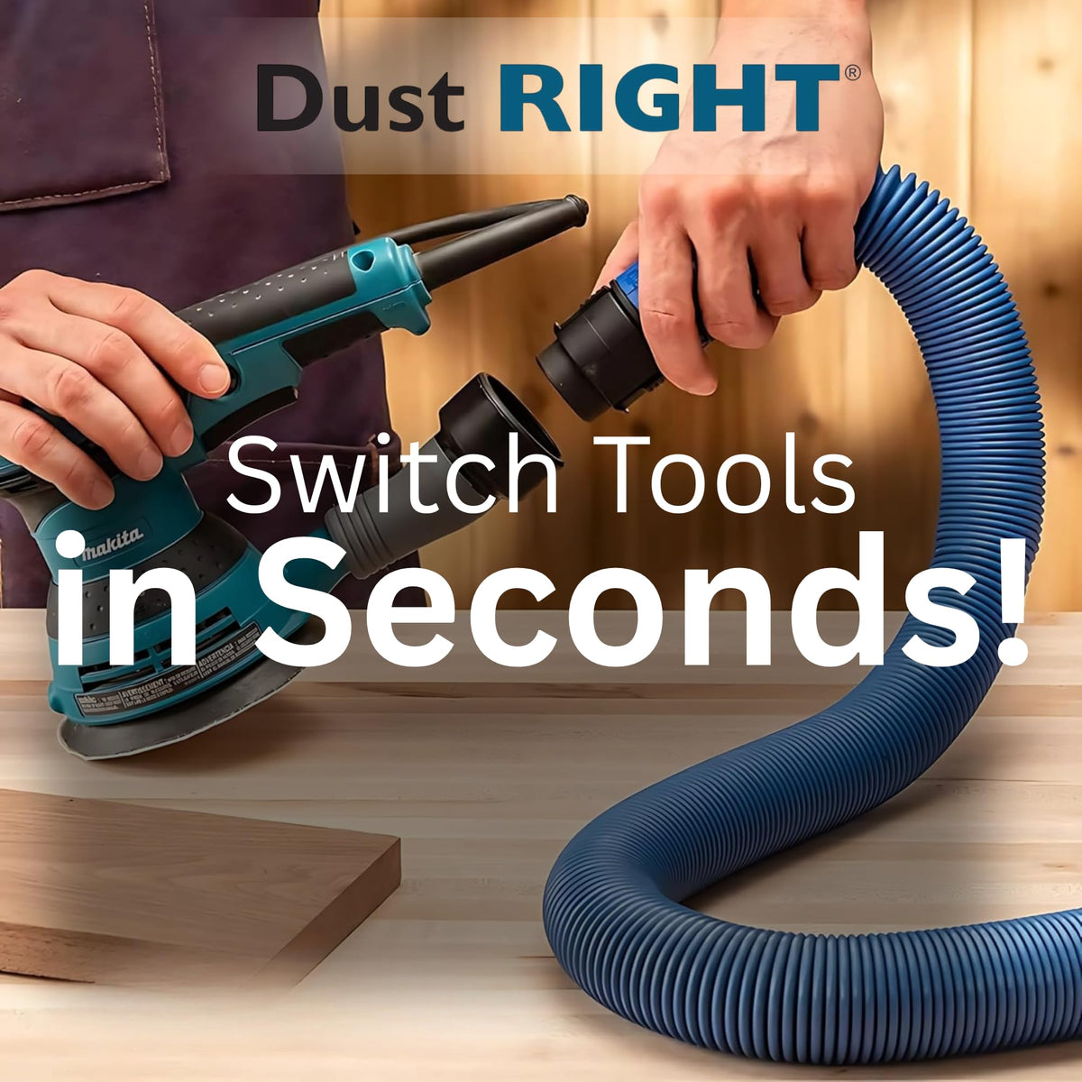 Rockler Dust Right FlexiPort Expandable Power Tool Hose Kit - ROCKLER Official Imagery - 5