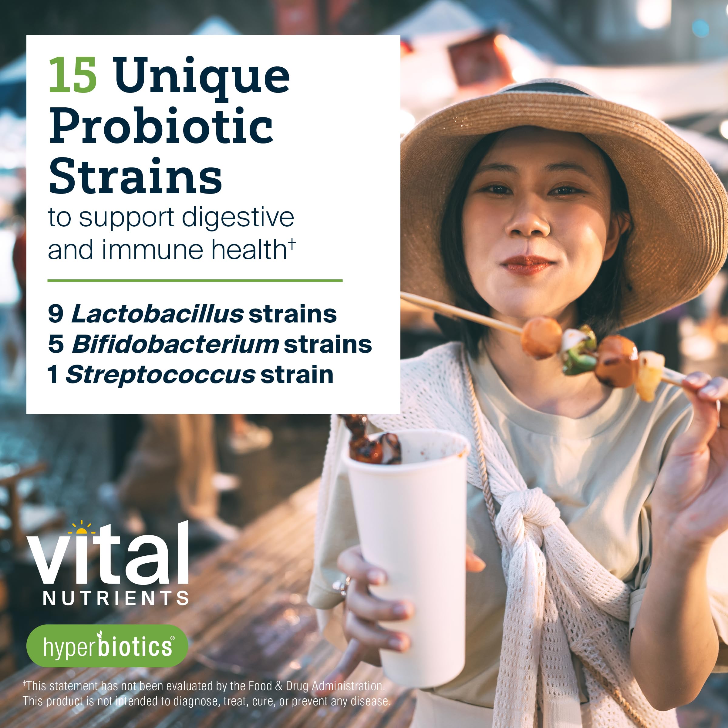 Hyperbiotics PRO-15 Probiotic & Prebiotic — 60 Vegan Pearls