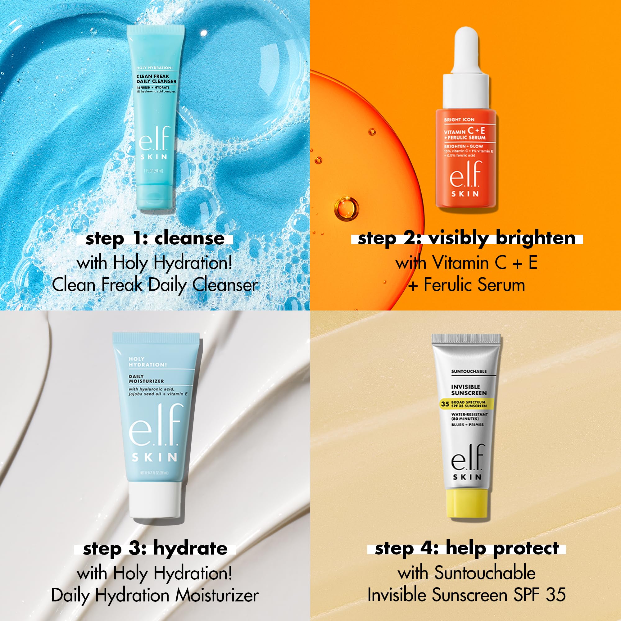 e.l.f. SKIN Wake the e.l.f. Up Skincare Kit - e.l.f.