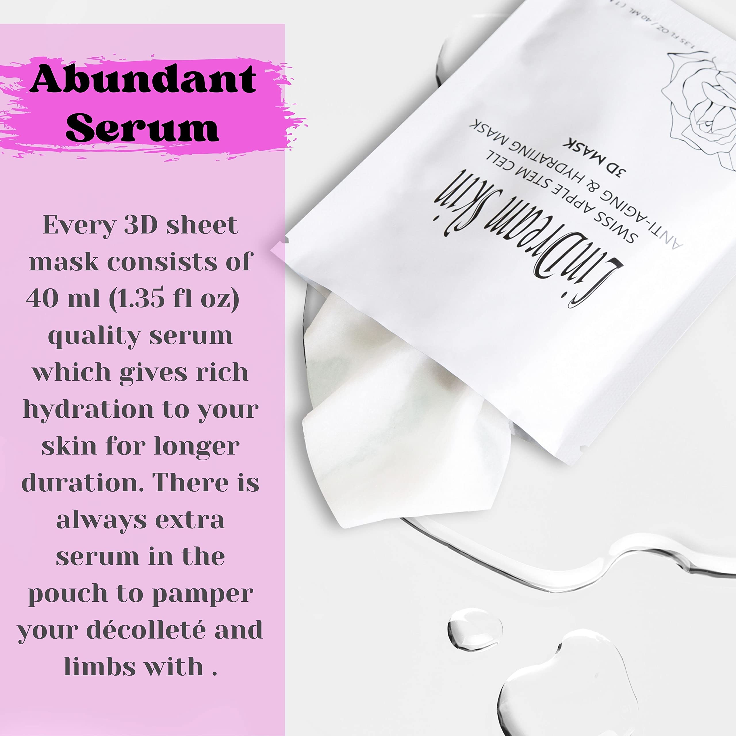 Sheet Masks for Face Chin Neck All in One - LINDREAM SKIN