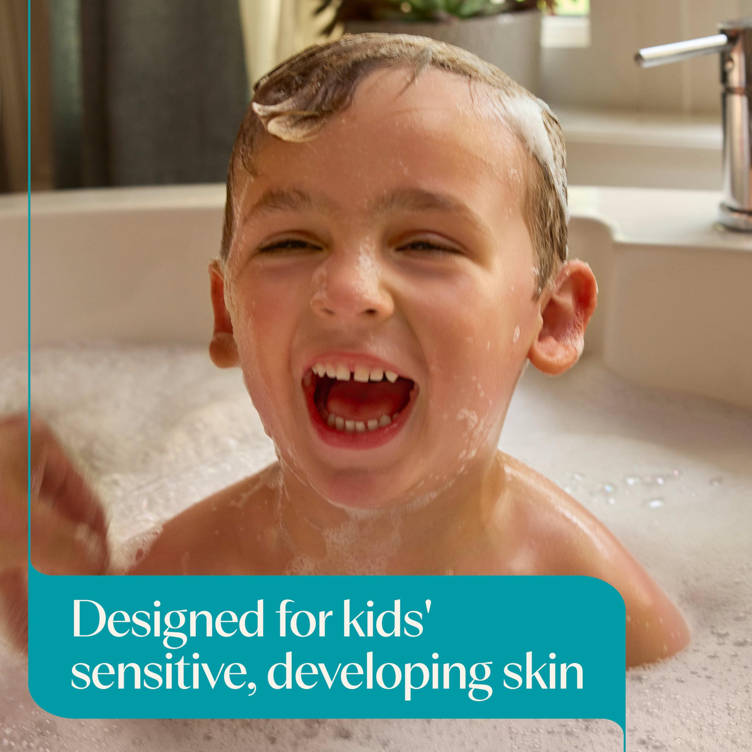 Aveeno Kids Face & Body Wash, Sensitive Skin, 18 fl. oz - Elefair Tech Official Product View 5