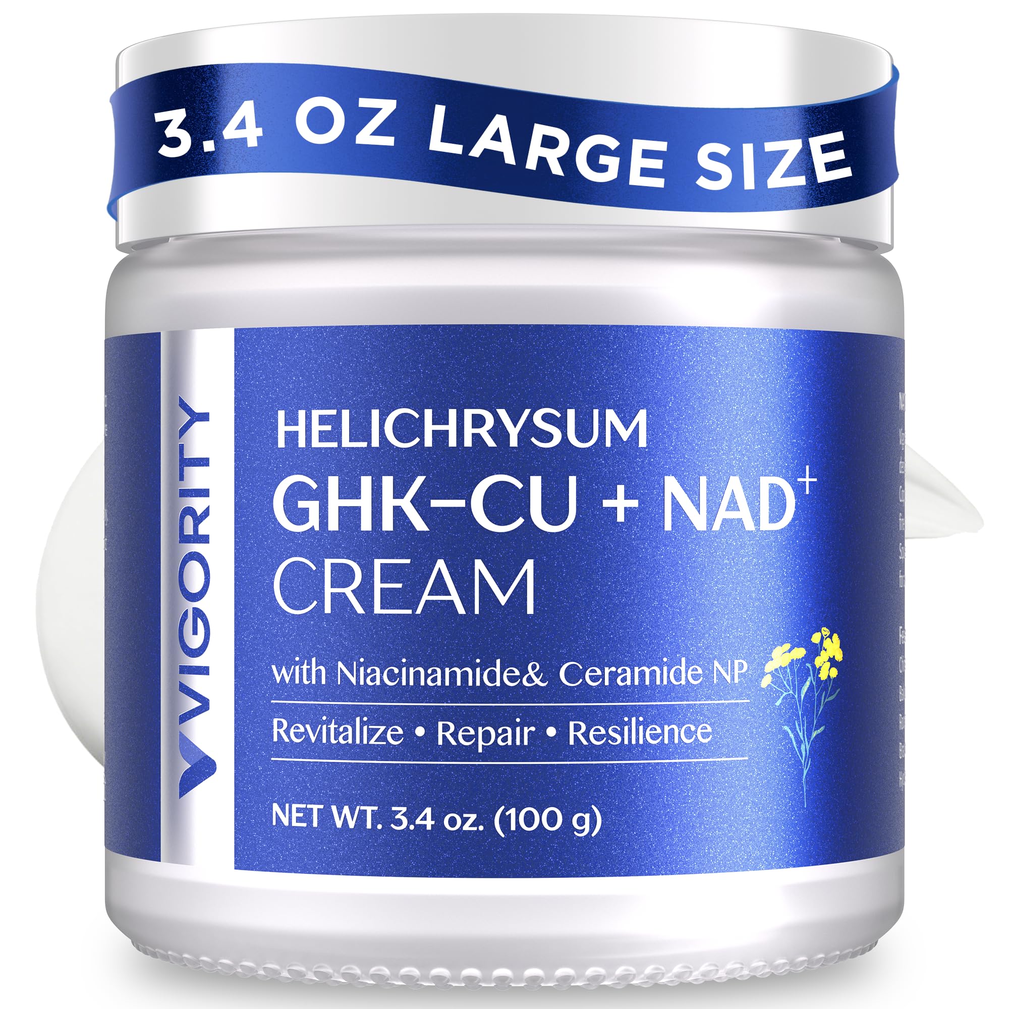 Vigority Copper Peptides Cream for Thin & Mature Skin: GHK-Cu - Product Imagery