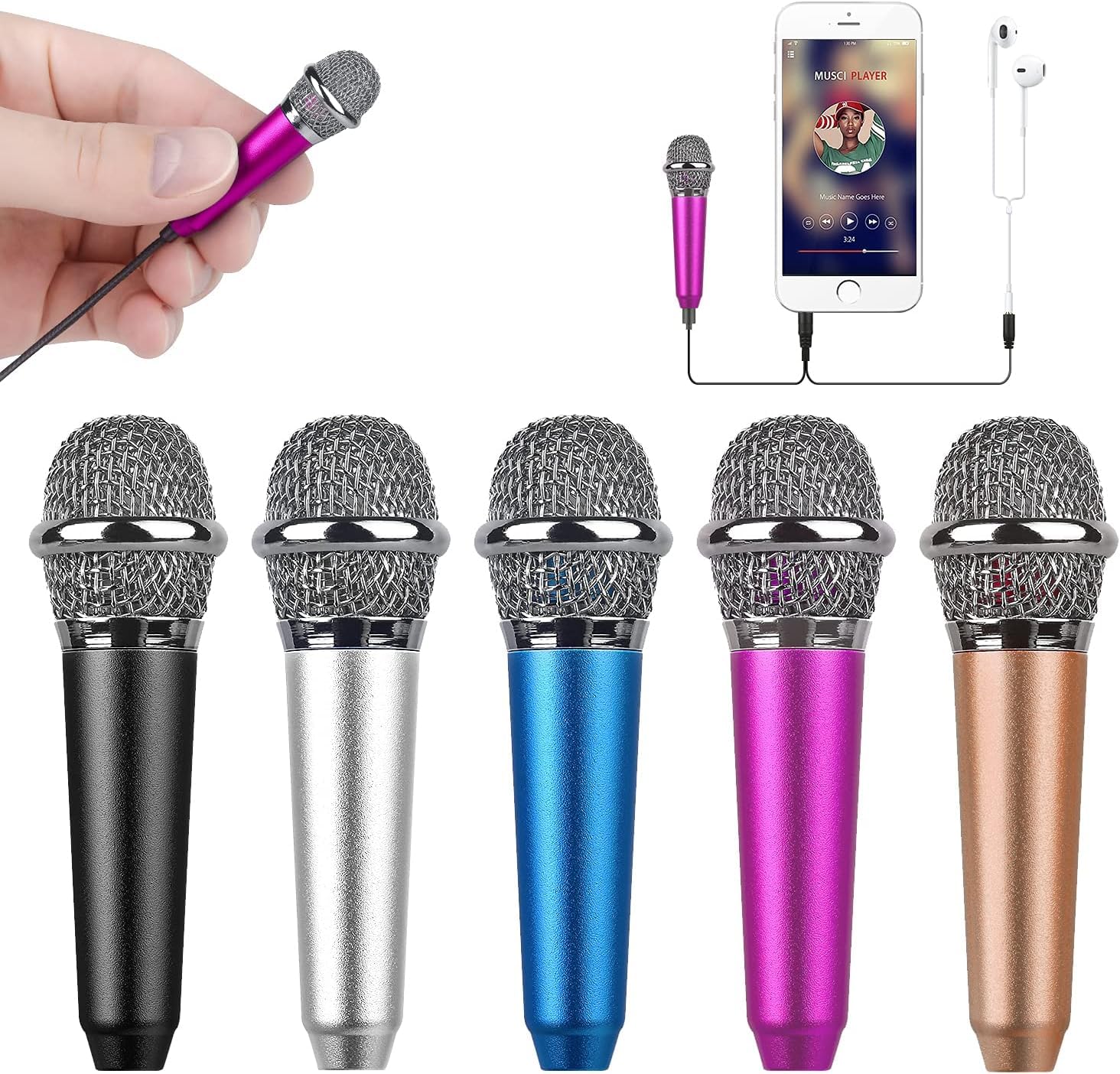 Uniwit Mini Portable Vocal/Instrument Microphone for Voice Video - Uniwit Official Product View 9