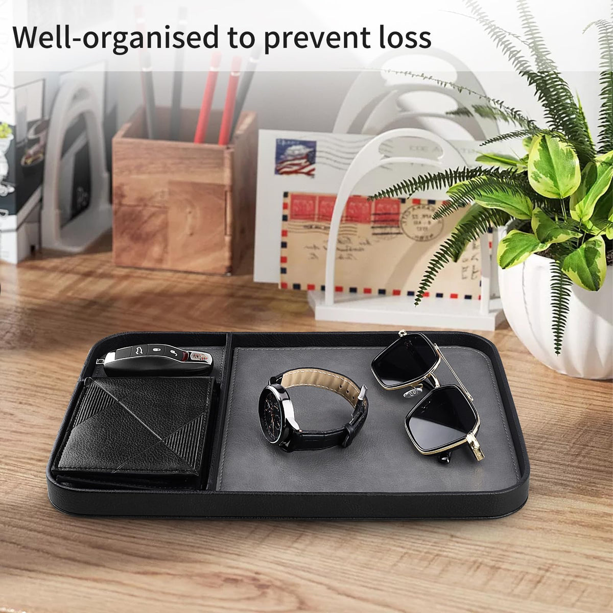 SENEN Leather Tray Stylish and Organized Multifunctional - SENEN Official Imagery - 7