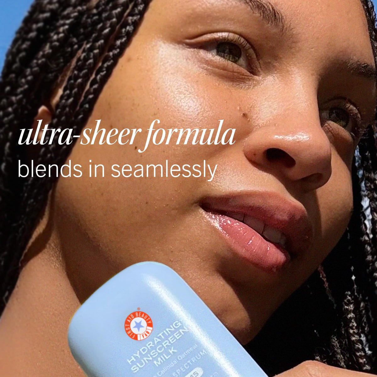First Aid Beauty Hydrating Sunscreen Milk SPF 45 1 7 oz - Premium Selection Official Imagery - 5