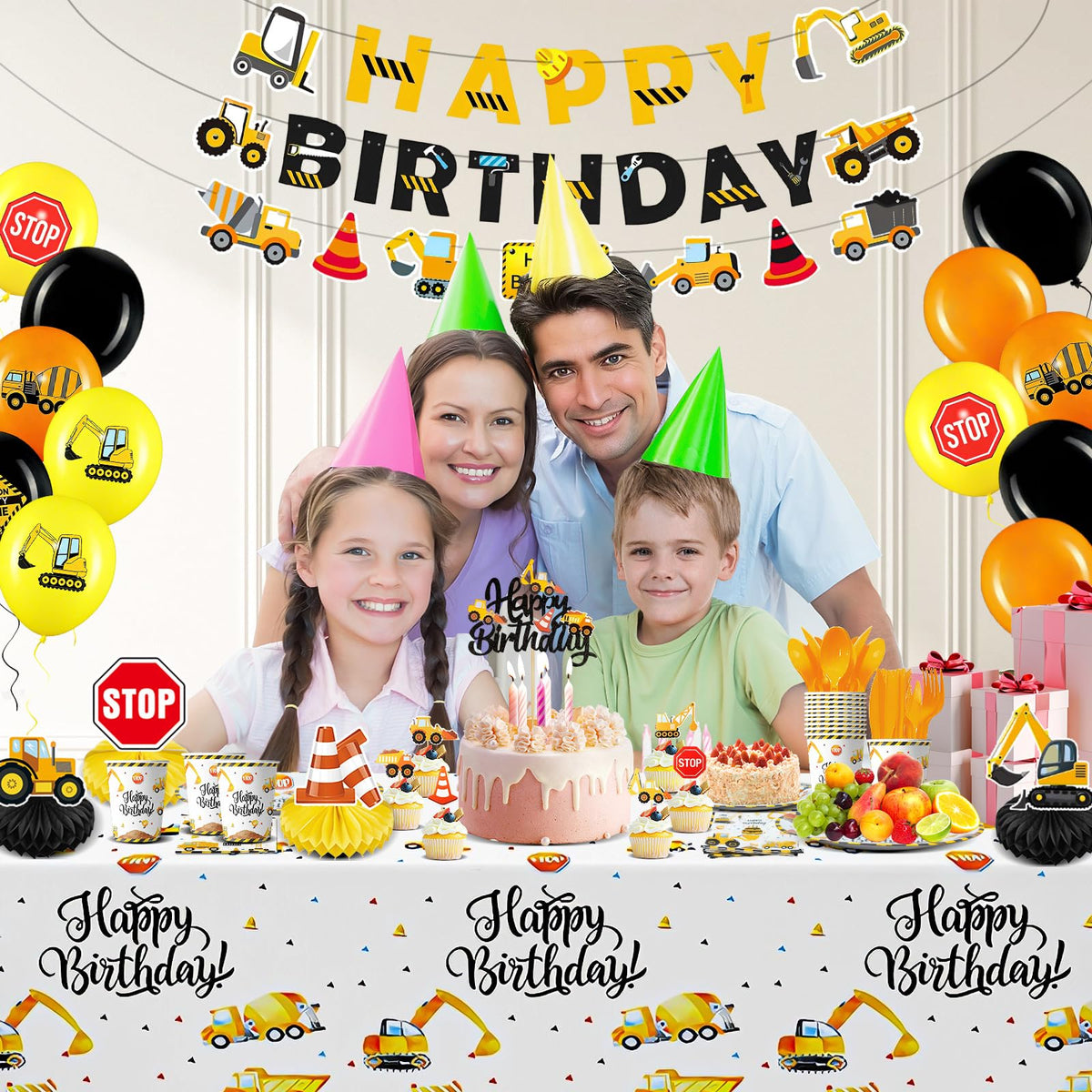 Construction Birthday Party Supplies Construction Party - Slinephy Official Imagery - 7
