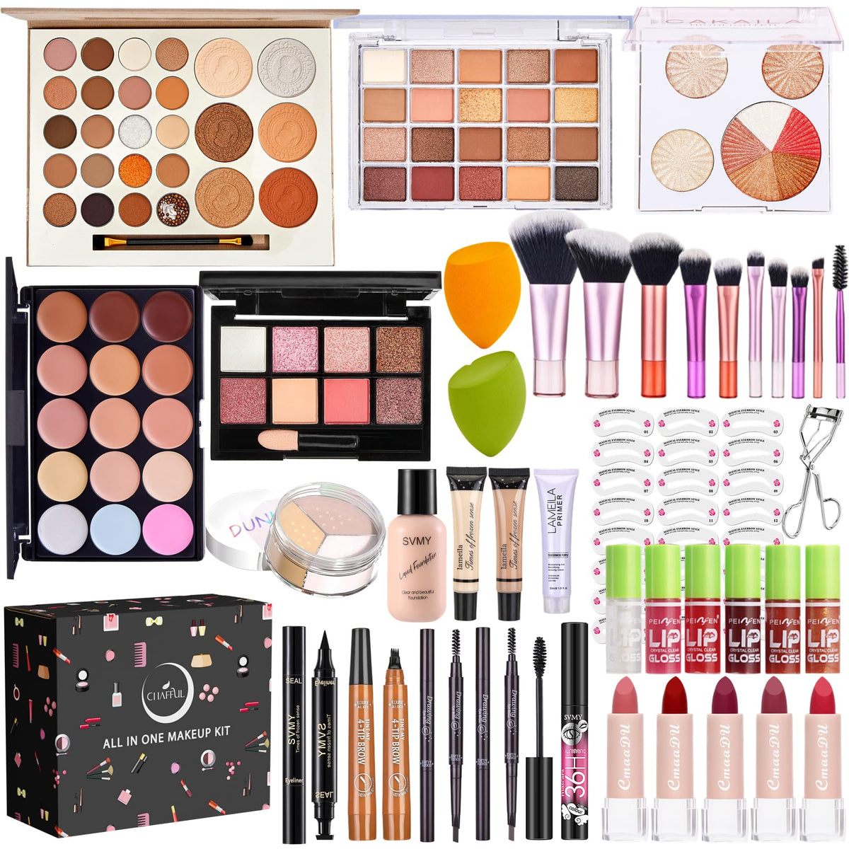 All in One Makeup Kit for Women Full Kit Makeup Gift Set - CHAFFUL Official Imagery - 2