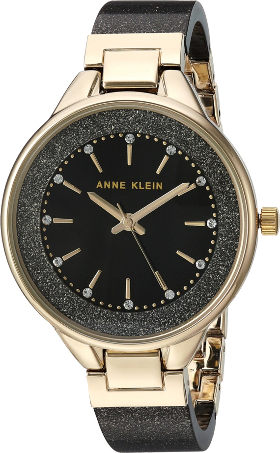 Anne Klein Women s Premium Crystal Accented Resin Bangle - Anne Klein Official Imagery - 1
