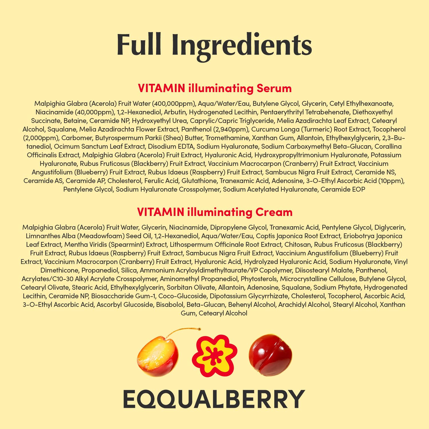 EQQUALBERRY Vitamin C Dark Spots & Brightening Duo | Vitamin Illuminating Serum & Cream with Niacinamide, TXA & Ceramides | Korean Skincare Set for Even Tone & Glow - EQQUALBERRY Official Product View 8