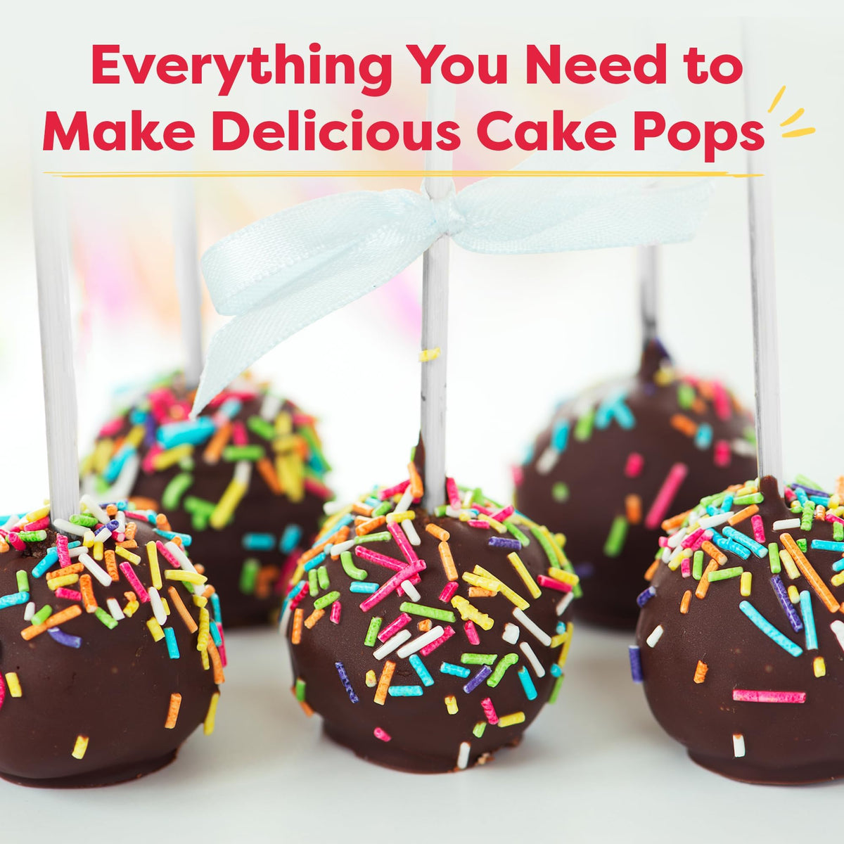 Baketivity DIY Cake Pop Kids Baking Kit with Pre Measured - Baketivity Official Imagery - 6