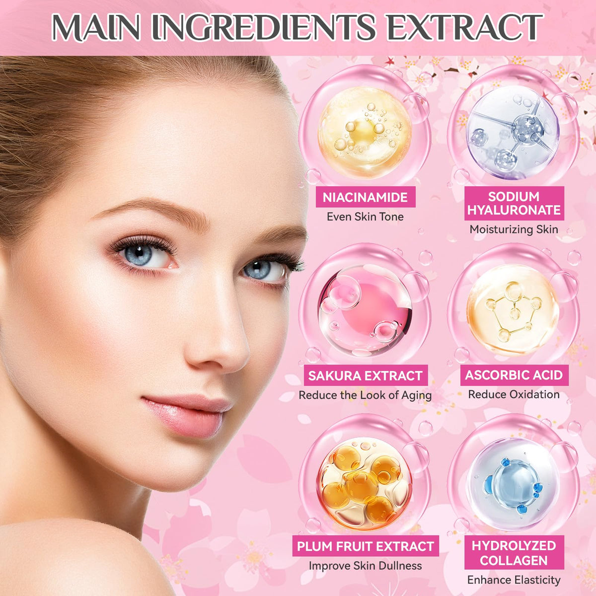 29Pcs Sakura Skincare Set Skincare for Girls 10 12 Complete - Ofanyia Official Imagery - 4