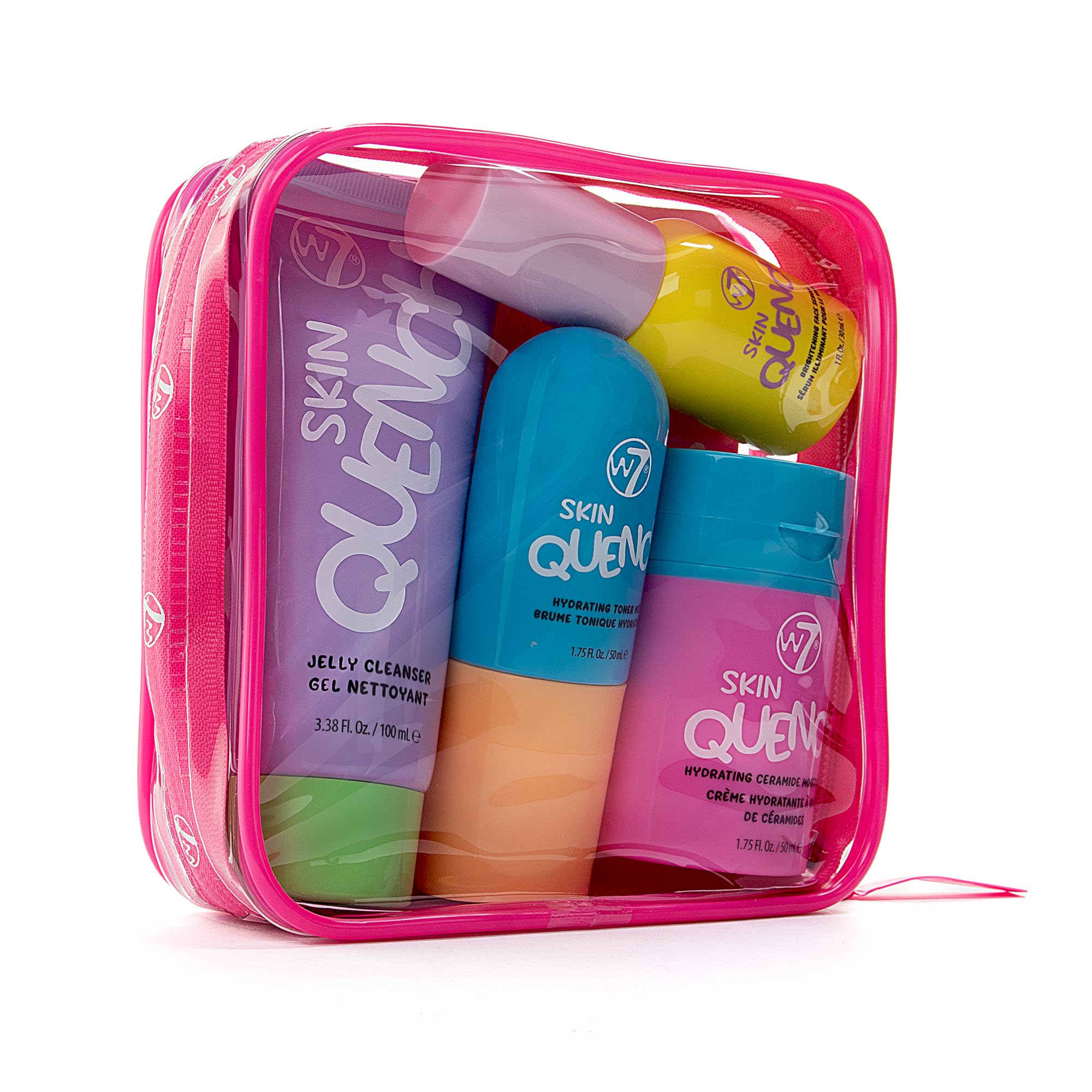 W7 Skin Quench Full Size Skincare Set - Aloe Vera and Ceramides - Product Imagery