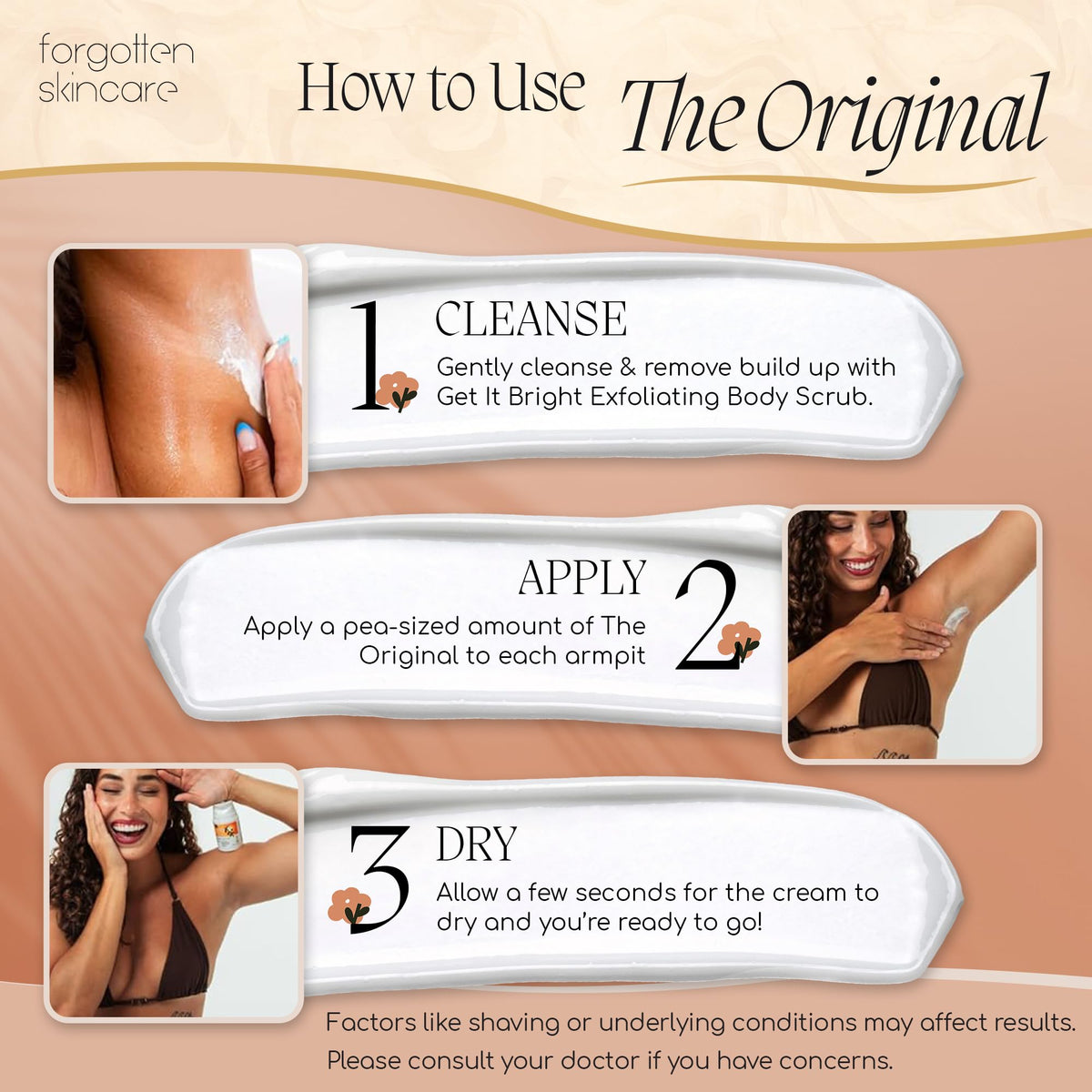 Forgotten Skincare Underarm Brightening Body Cream For Dark - Forgotten Skincare Official Imagery - 7