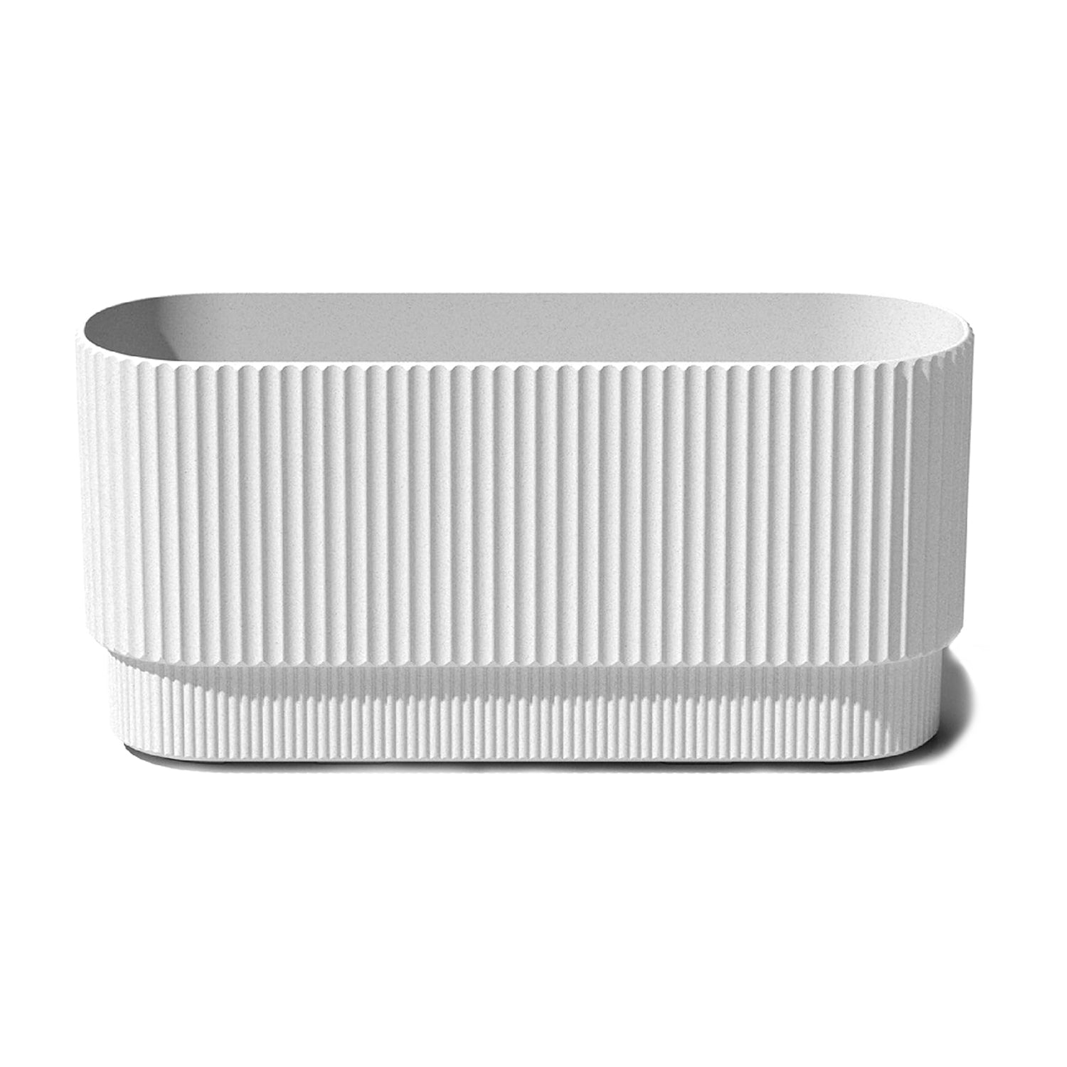 Veradek Demi Series Long Planter for Porch, Patio, Backyard | Durable Plastic