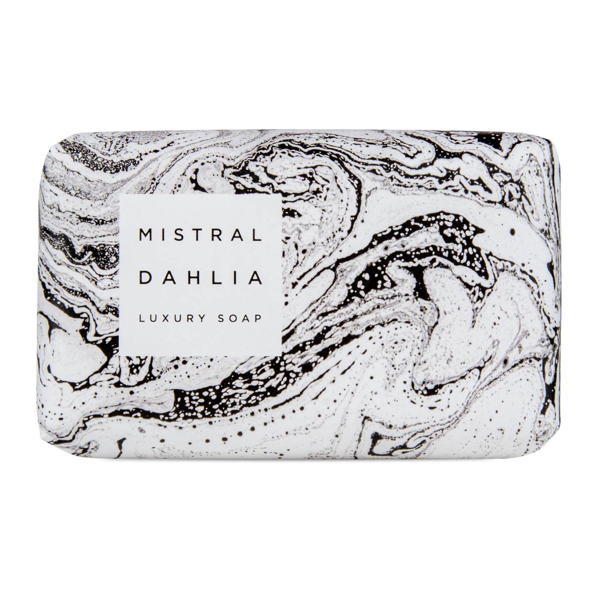 Mistral Marbles French 7 oz Luxury Bar Soap Marbles Dahlia - Product Imagery