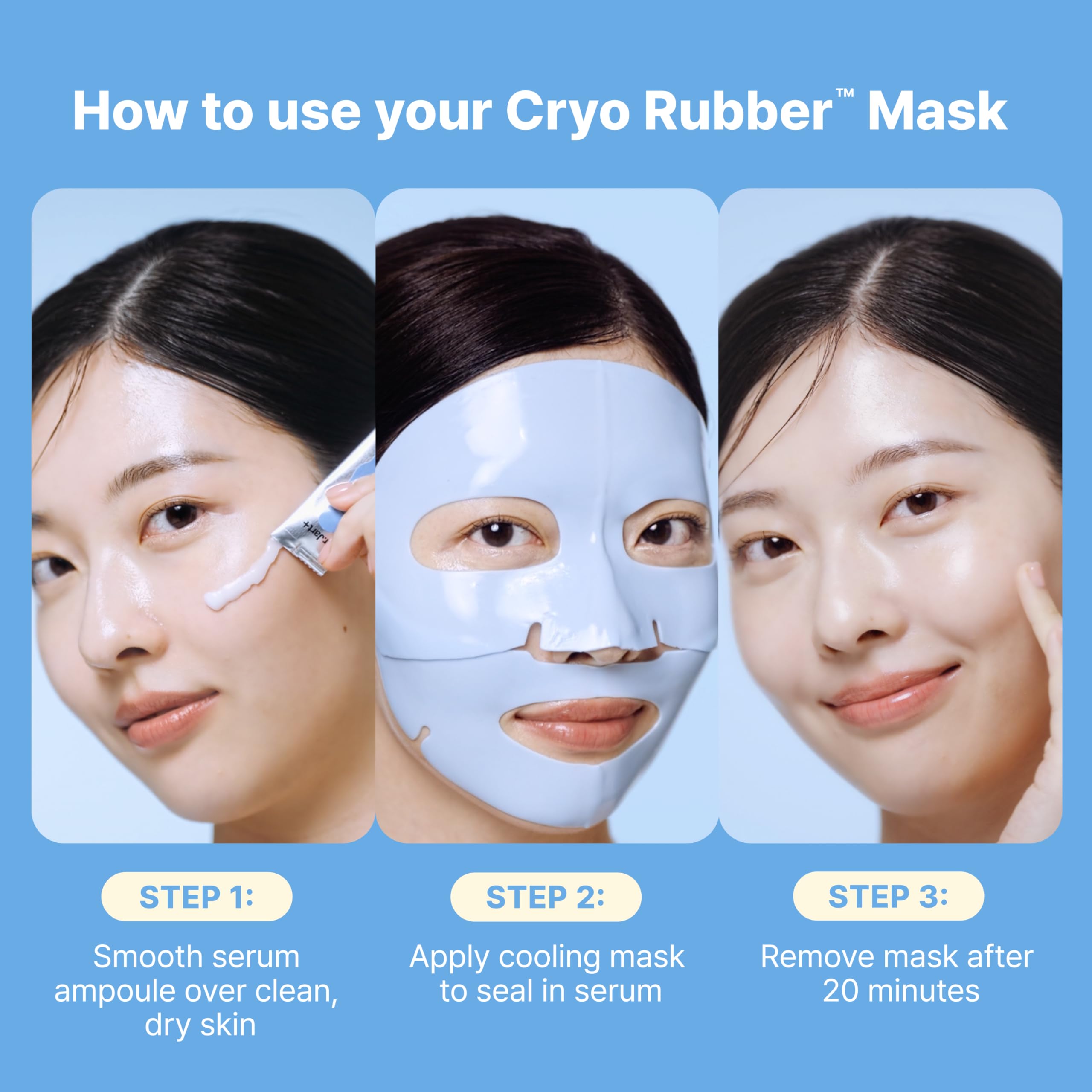 Dr.Jart+ Cryo Rubber Cooling Korean Face Mask with Serum Ampoule - Generic