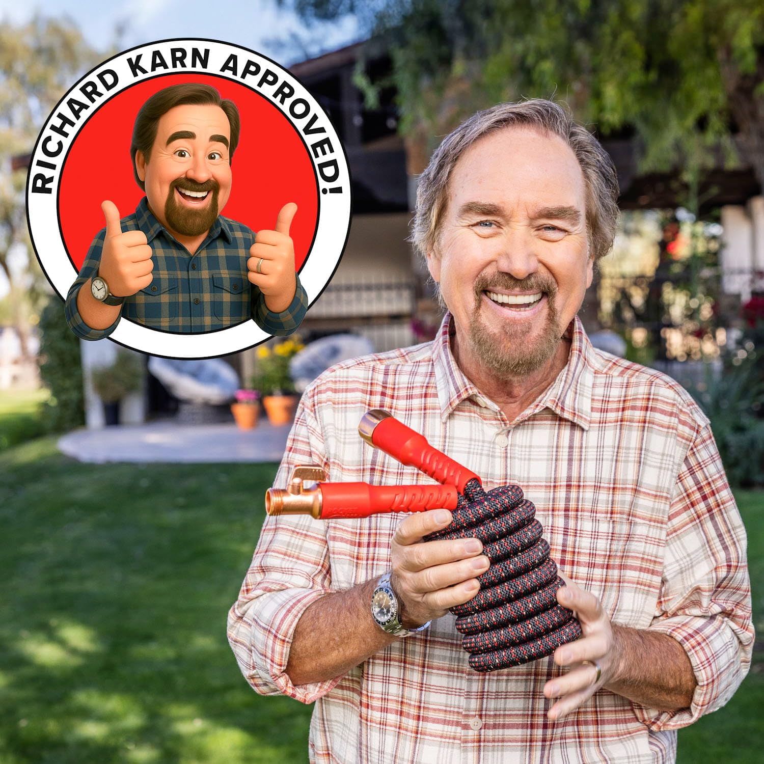 Pocket Hose Ballistic 100 FT Expandable Garden Hose, No-Kink, As - Pocket Hose Official Product View 2