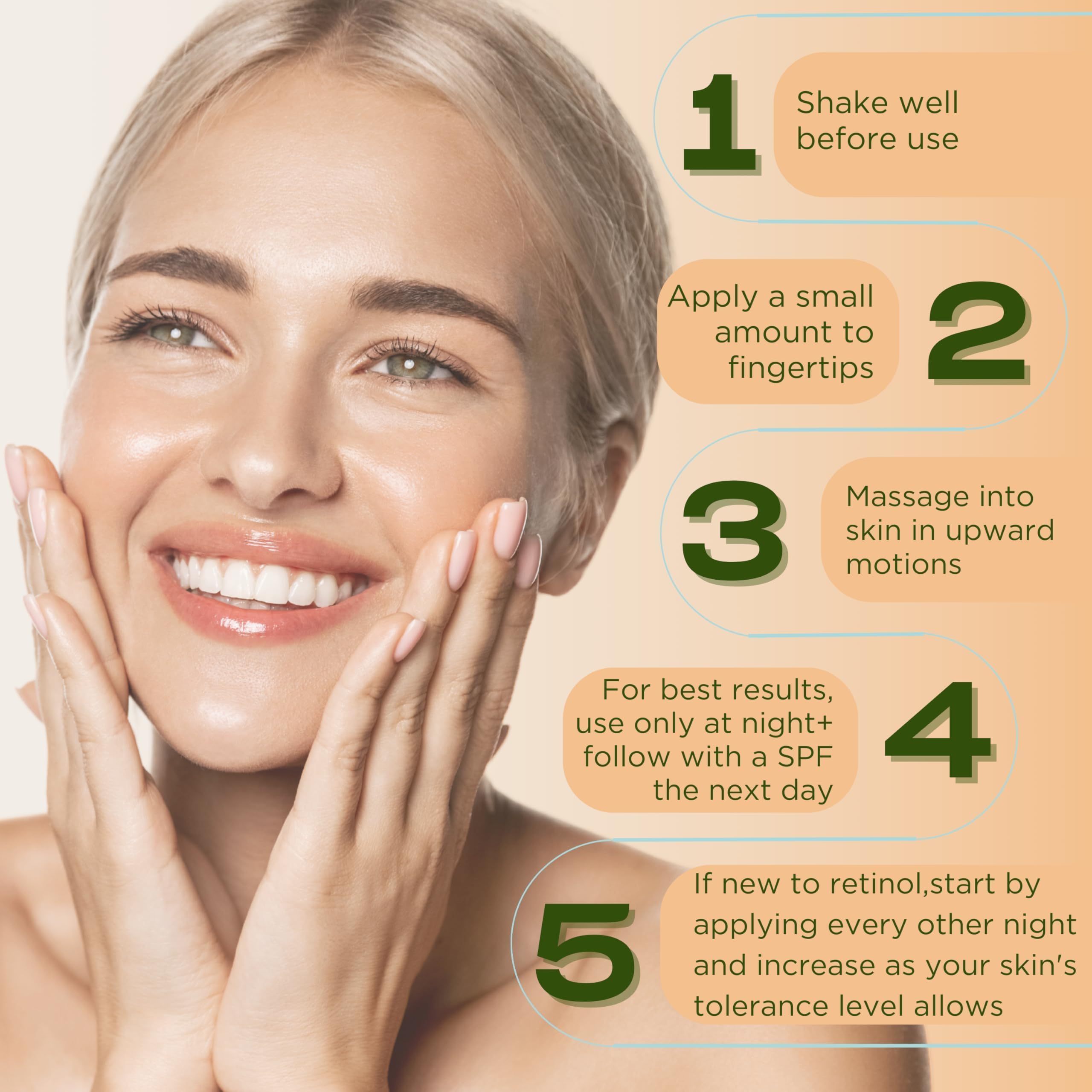 InstaNatural Retinol Serum for Face with Niacinamide Vitamin - InstaNatural Official Imagery - 5
