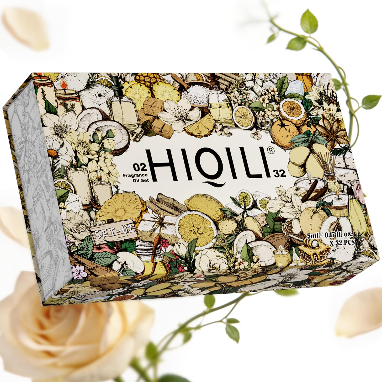 HIQILI Discovery Fragrance Oil Gift Set for Diffuser, Candle & - Product Imagery