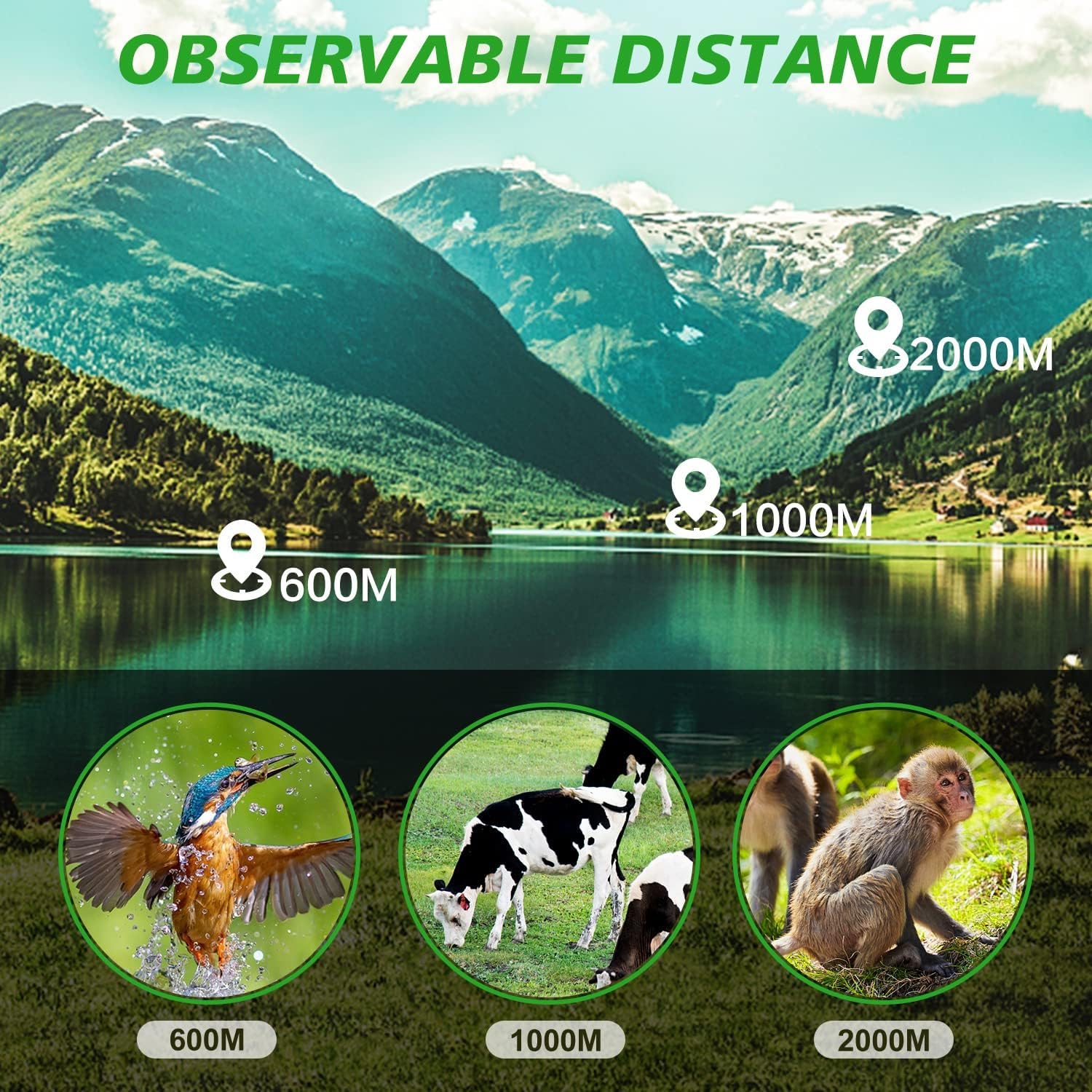 Sihea 16X52 Mini Monocular Telescope High Powered for Adults, Birthday Gifts for - Sihea Official Product View 7
