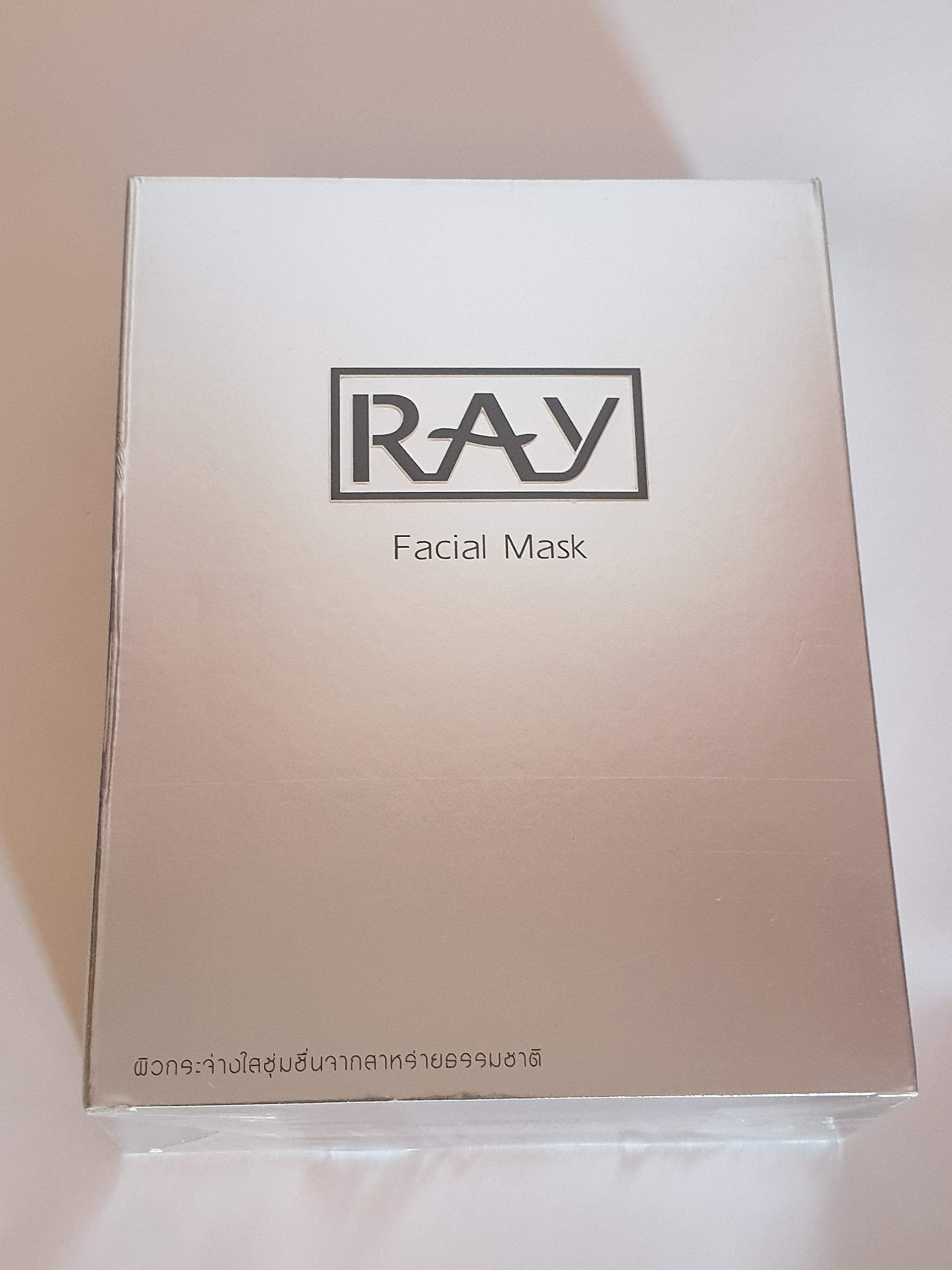 Thailand Ray Facial Silk Mask Moisturizing Box of 10pcs (Gold... - Elefair Tech Official Product View 2