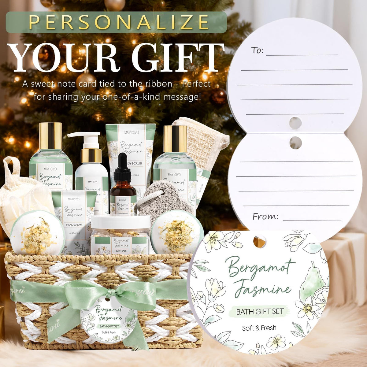 Birthday Gifts for Women Spa Gift Baskets Bath Set for Women - MAYICIVO Official Imagery - 8
