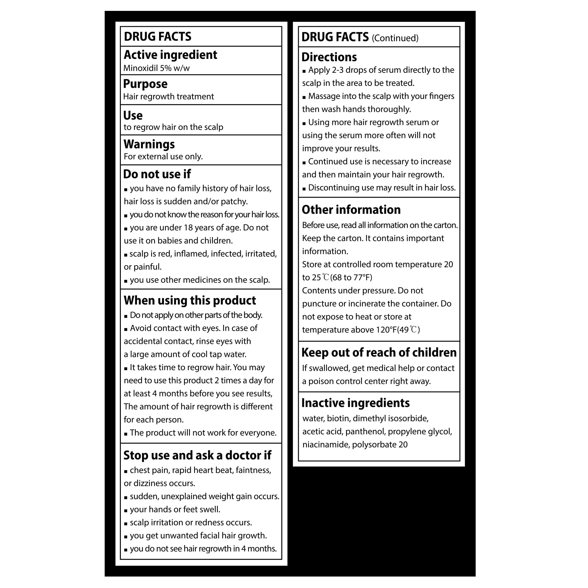 beaueli 5% Minoxidil Hair Growth Serum, Beard Growth Oil - beaueli Official Product View 9