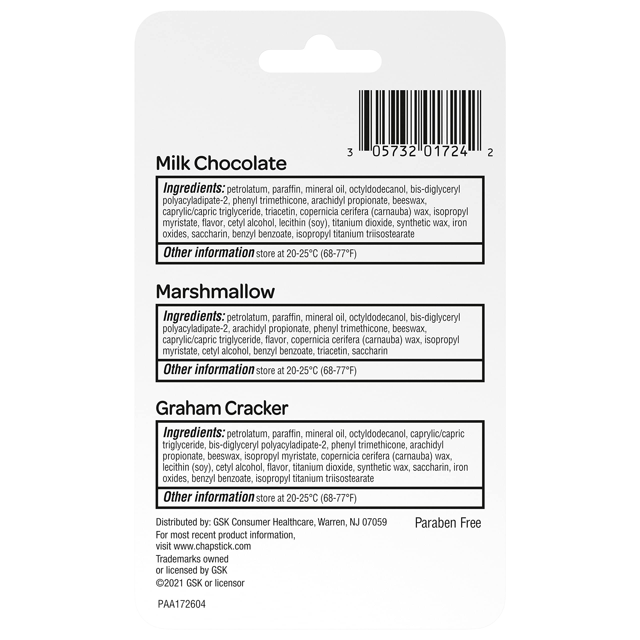 ChapStick S'more Collection Variety Pack Lip Balm Tube, Lip Care, 0.15 Ounce - ChapStick Official Product View 6