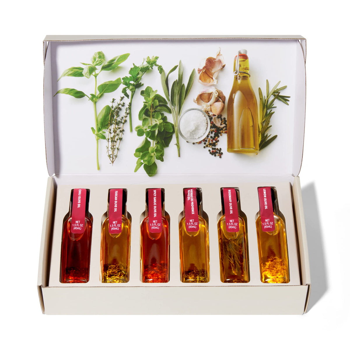 Spice Infused Olive Oil Gift Set Spanish Extra Virgin - Thoughtfully Official Imagery - 7