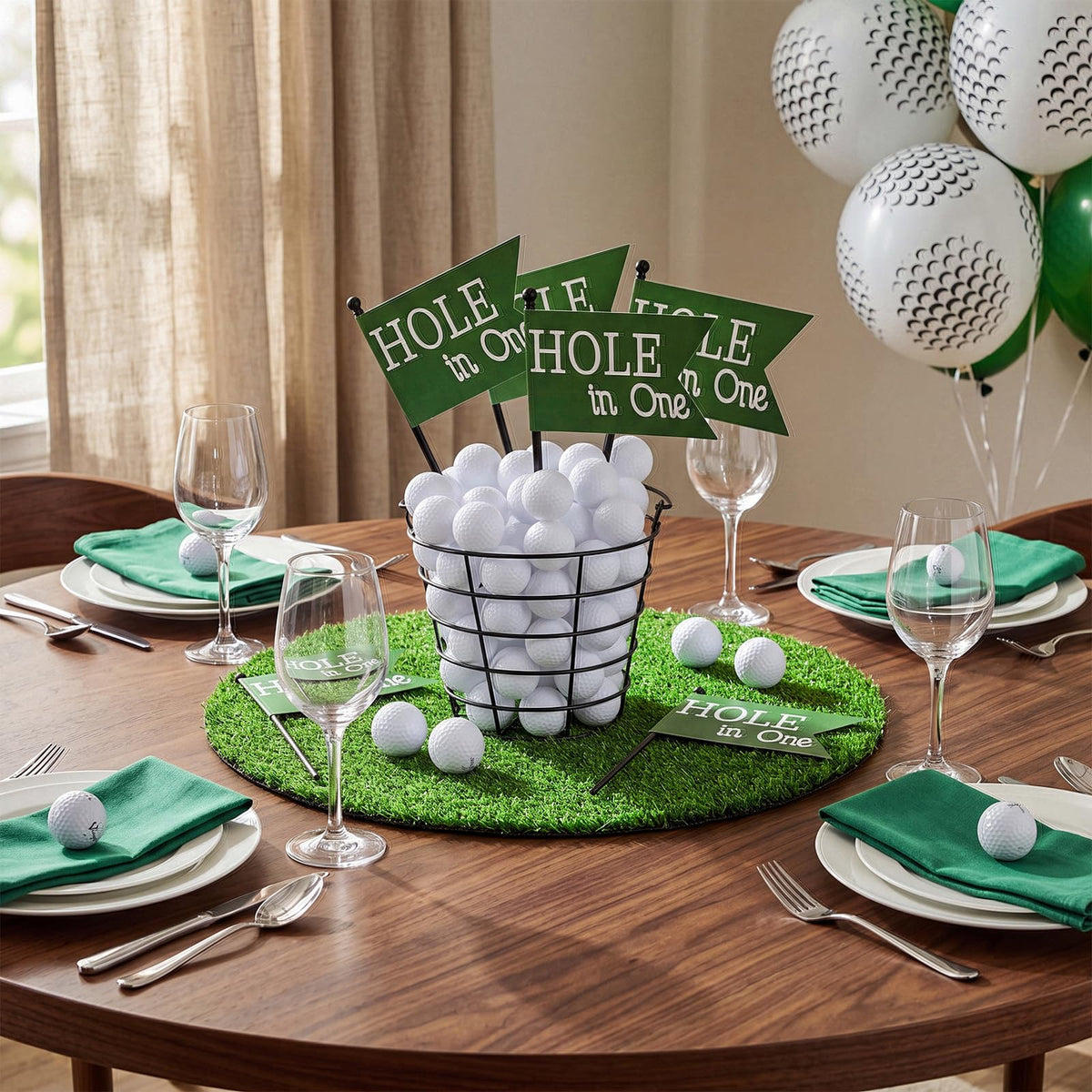 Teyva 57 Pcs Golf Party Decorations Golf Table Centerpiece - Teyva Daily Official Imagery - 7