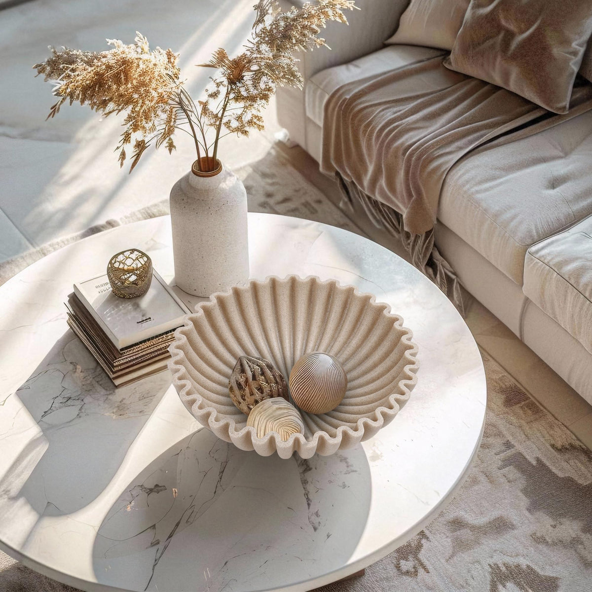 Large Decorative Bowl Modern Handicraft Bowls for Home Decor - YMXYJM Official Imagery - 7