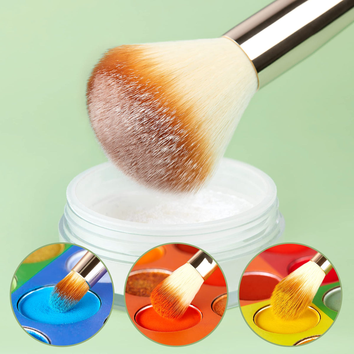 Jessup Makeup Brushes Set Professional for Foundation - Jessup Official Imagery - 8